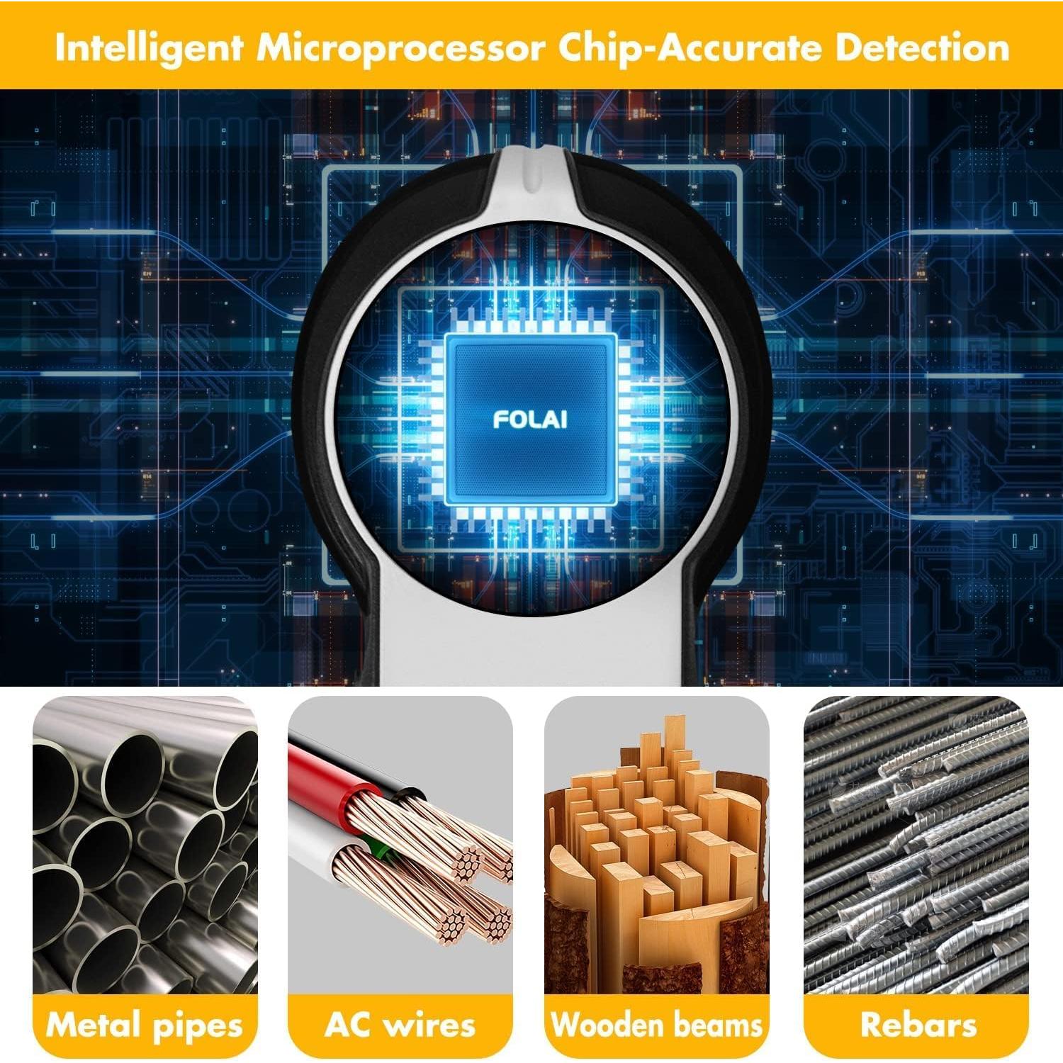 Buscador de Estudio FOLAI TH Escáner 5 en 1 LCD Azul