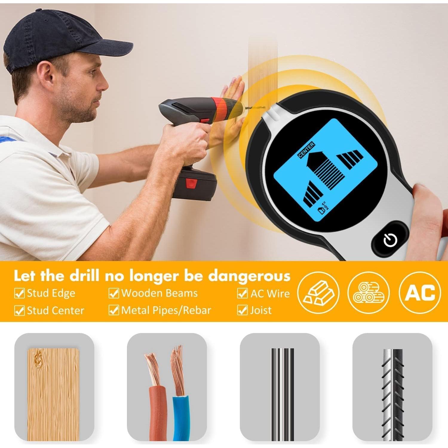 Buscador de Estudio FOLAI TH Escáner 5 en 1 LCD Azul