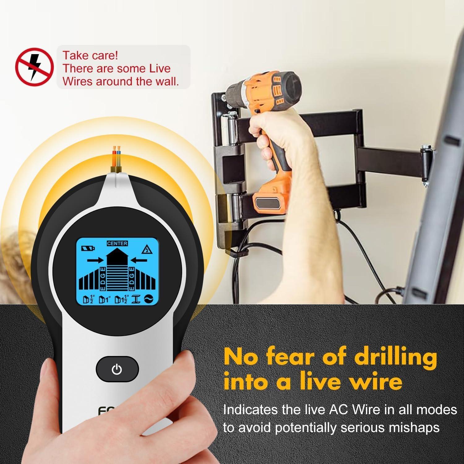 Buscador de Estudio FOLAI TH Escáner 5 en 1 LCD Azul