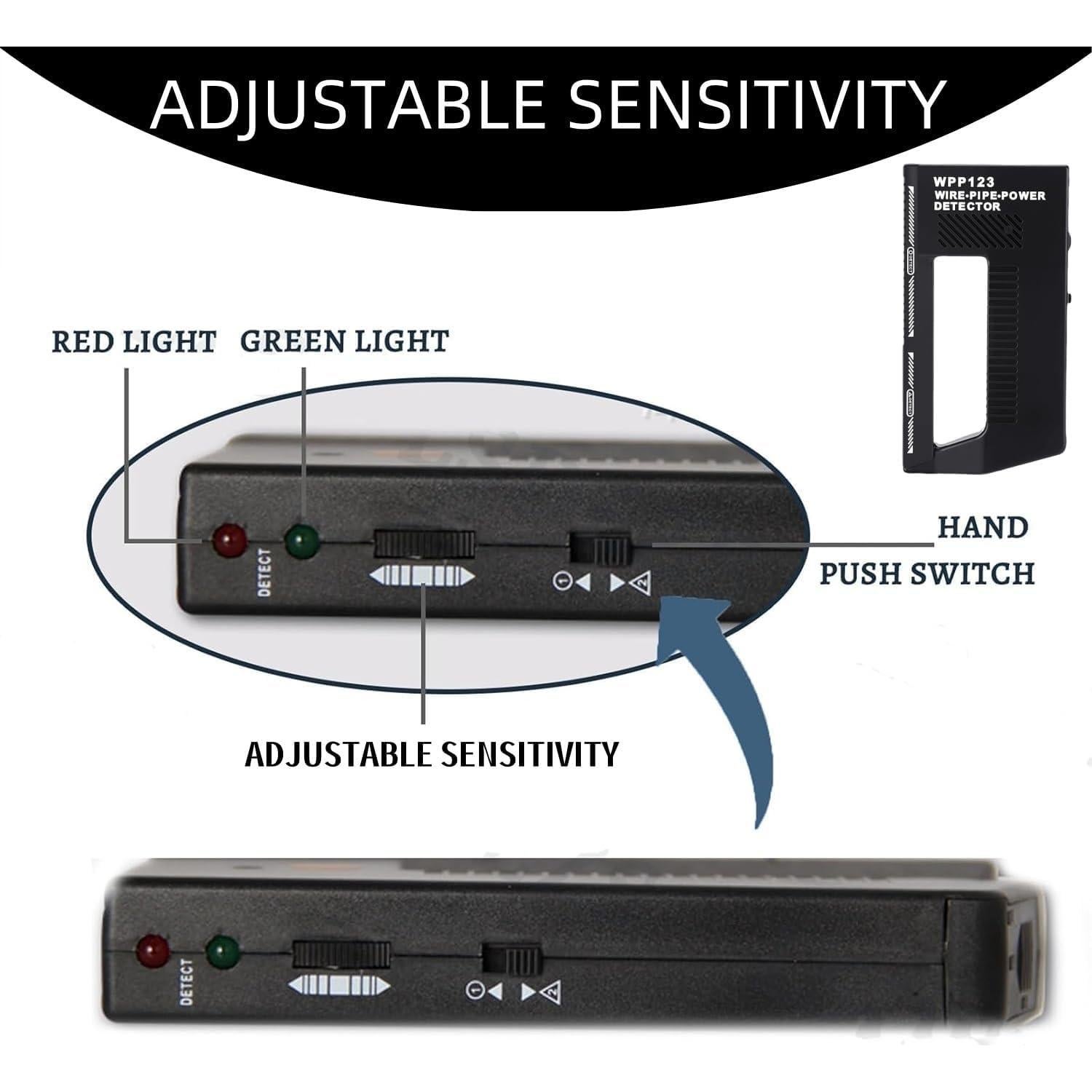 Detector de Metales Genérico Wpp123 con Alerta Ajustable