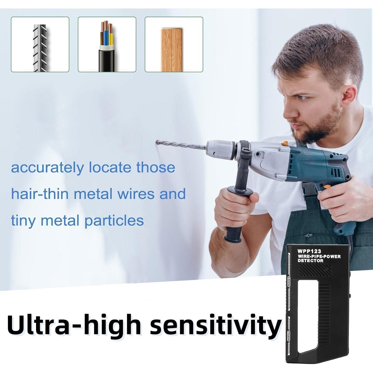 Detector de Metales Genérico Wpp123 con Alerta Ajustable