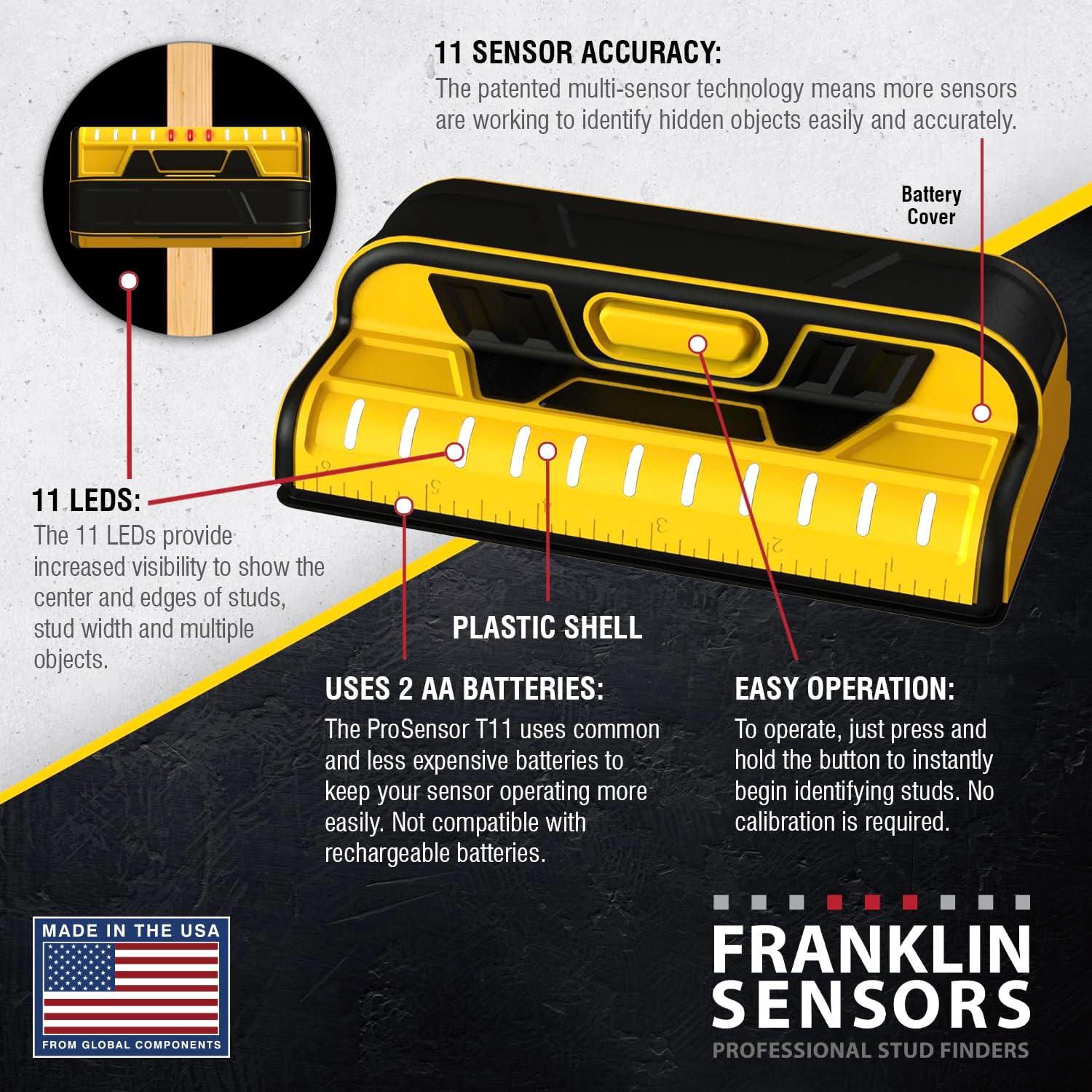Buscador de Estudio Franklin Sensors ProSensor T11 11 Sensores