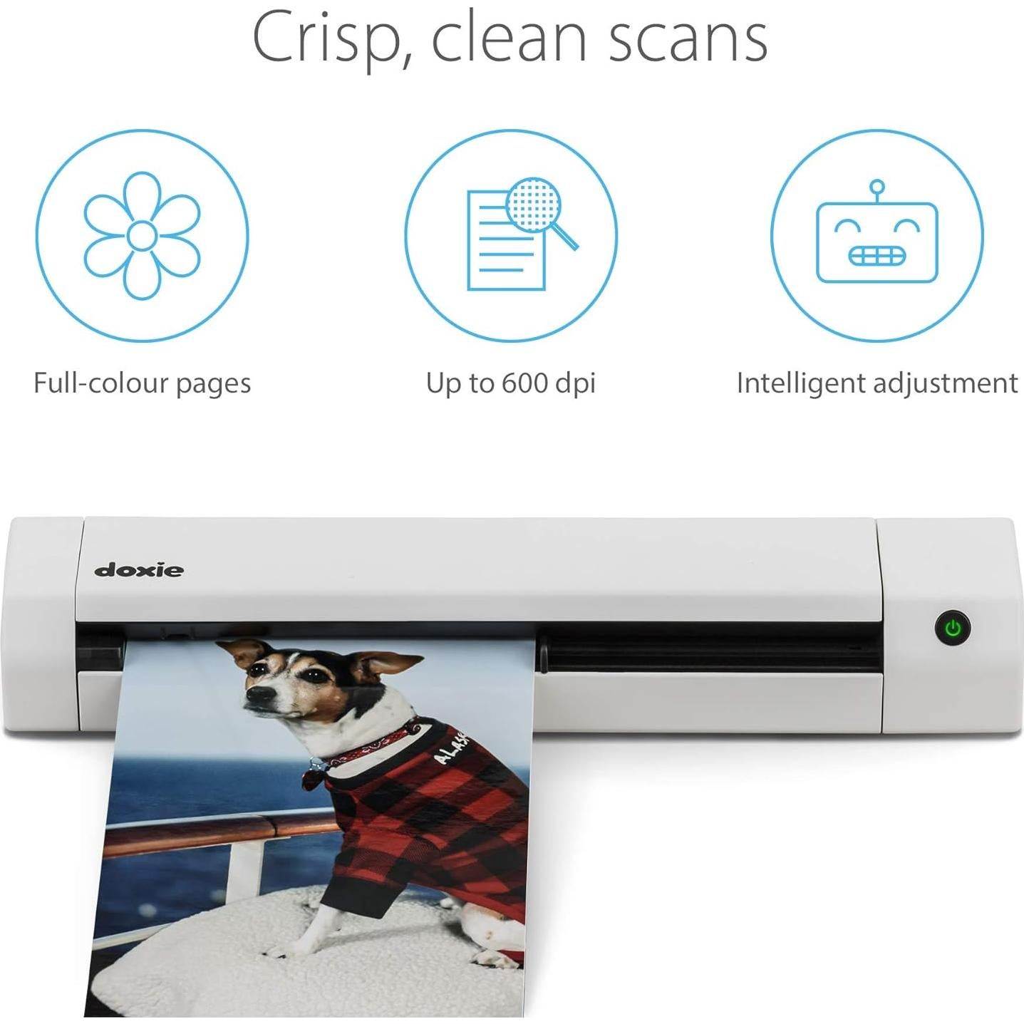 Escáner Doxie Go SE Portátil con Batería y Software