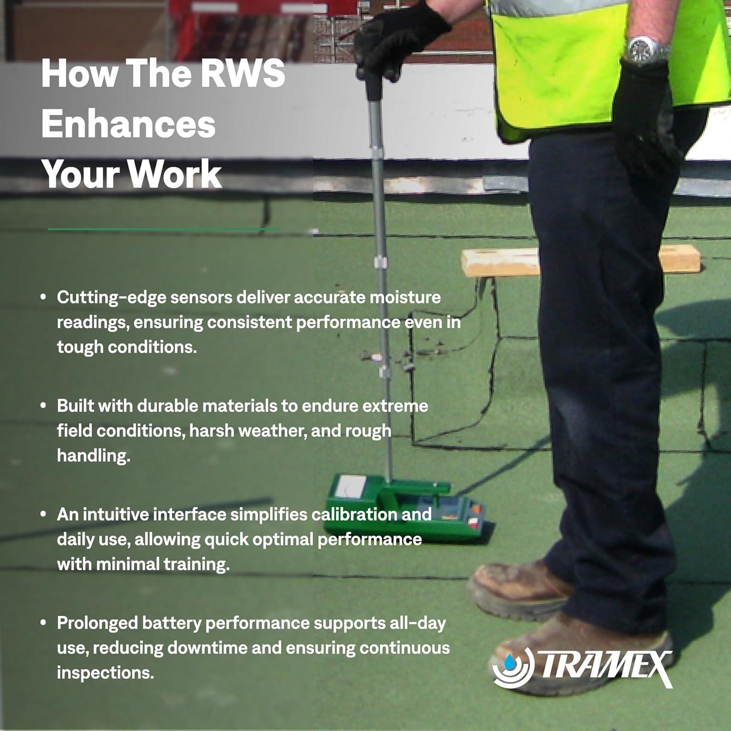 Escáner de Humedad Tramex RWS | Medidor Sin Puntas 1,81 kg