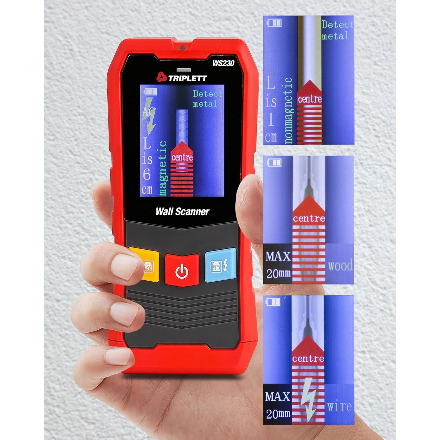 Escáner de Pared Triplett WS230 - Detección de Vigas y Metales