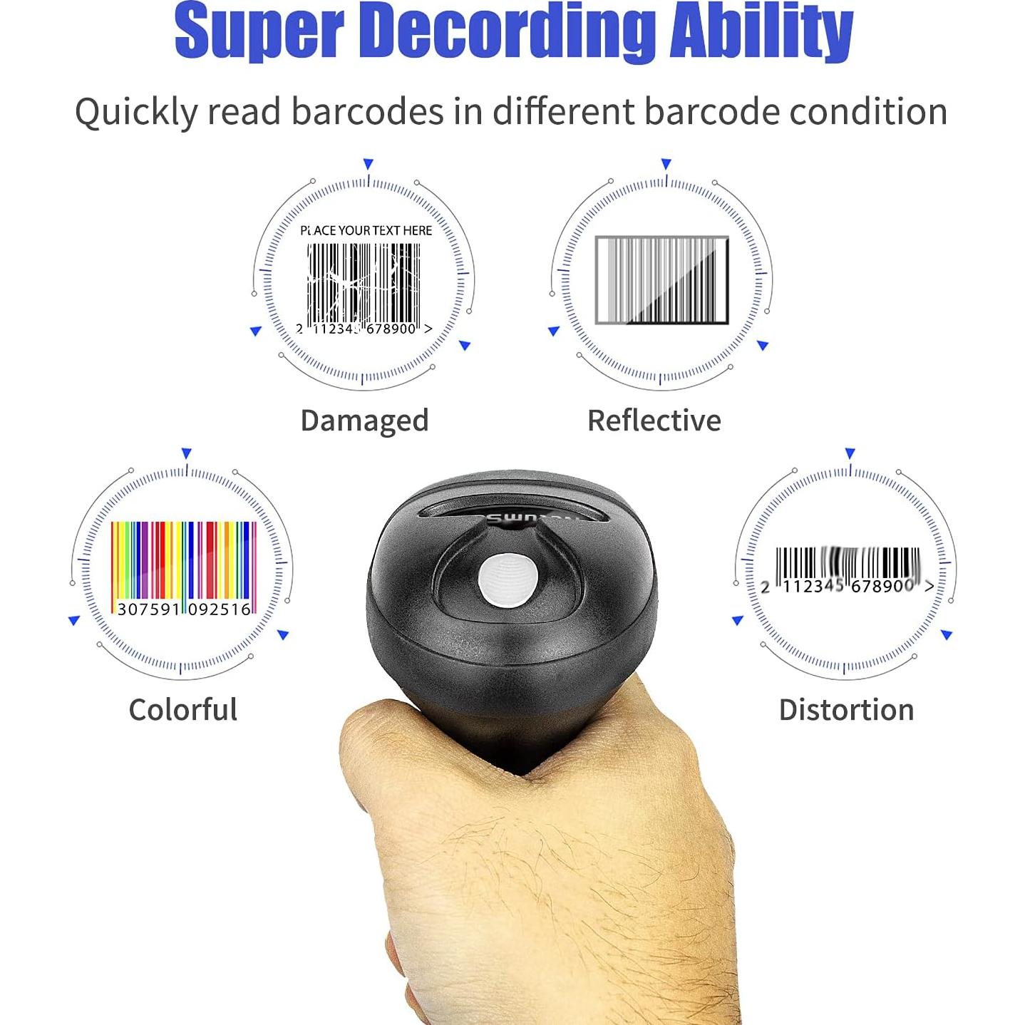 Escáner de Código de Barras USB NetumScan 1D CCD Mano