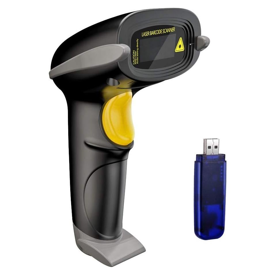 Escáner de Código de Barras Inalámbrico NADAMOO Bur3003 100m