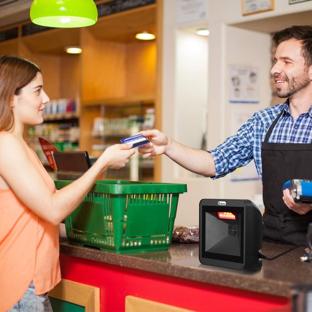 Escáner de Códigos de Barras 2D Eyoyo Automático USB