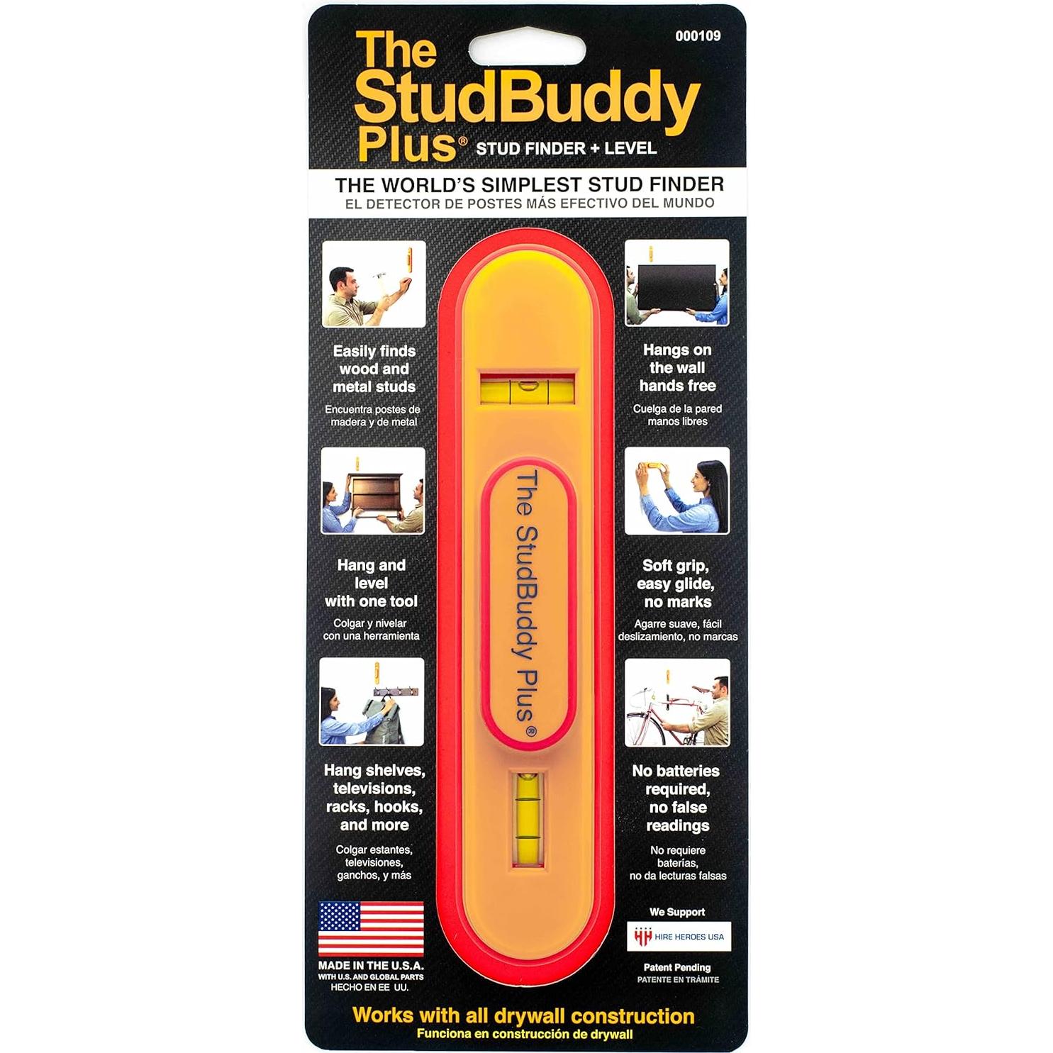 Buscador de Clavos Magnético Plus The StudBuddy - Fácil Uso