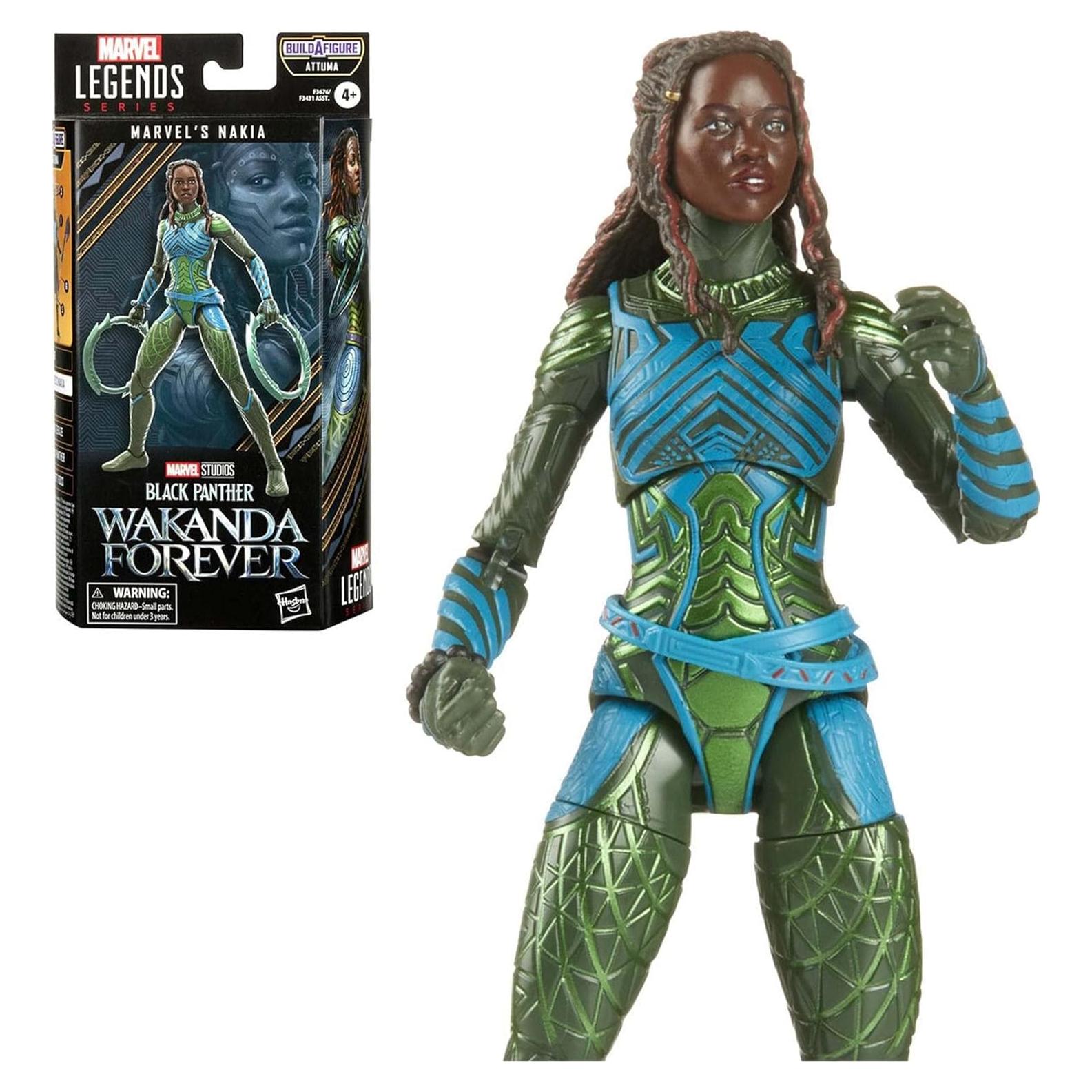 Figura de Acción Nakia Marvel Legends 15 cm con Accesorios
