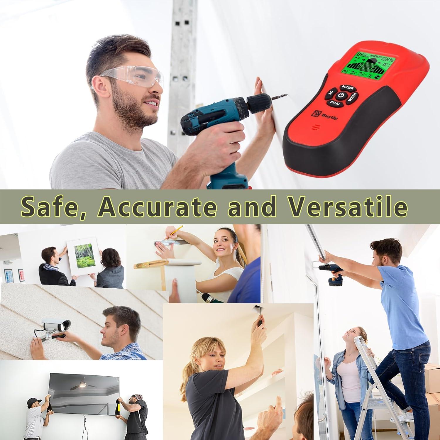 Buscador de Estudio 6 en 1 BuyUp TH370 Detector de Metales