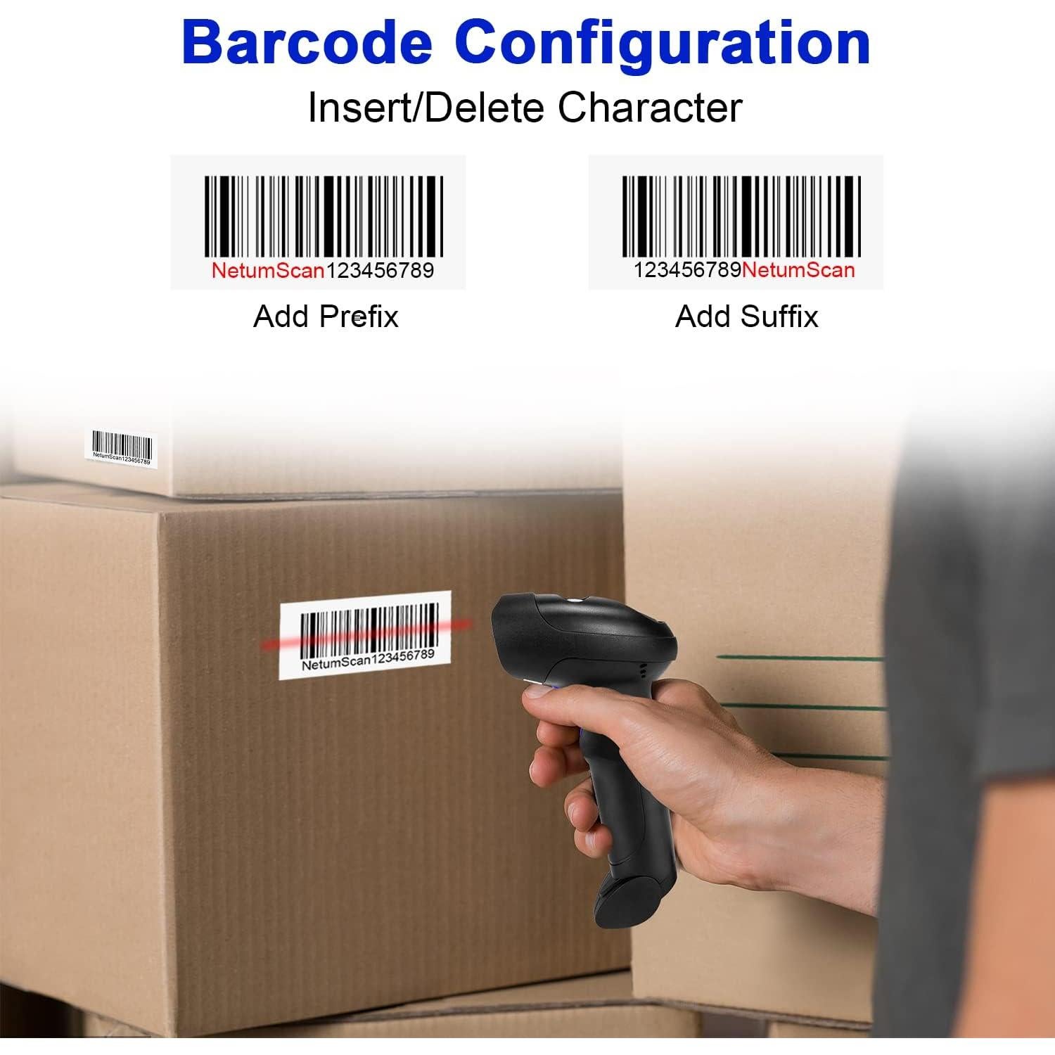 Escáner de Código de Barras Inalámbrico NetumScan NSL6S-V