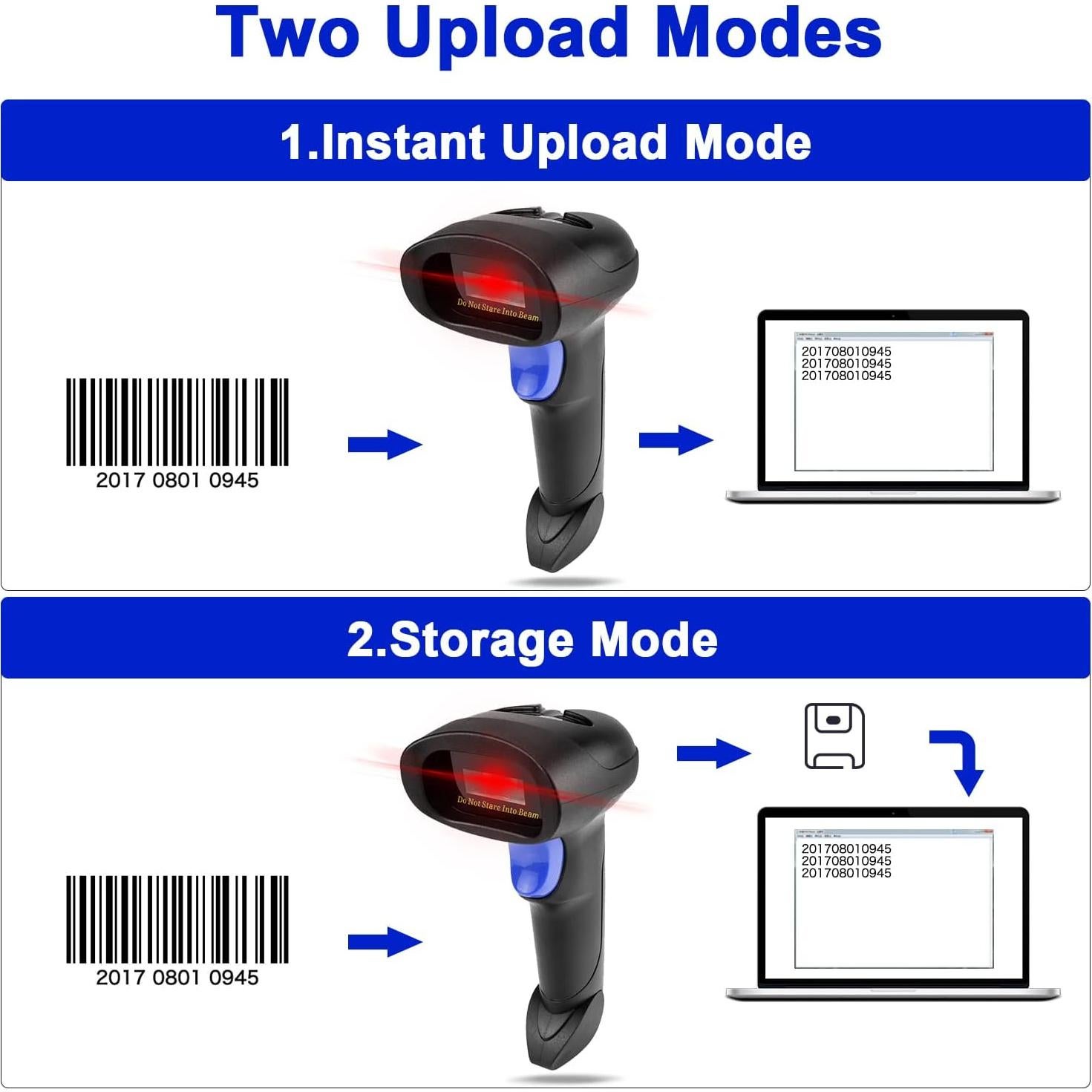 Escáner de Código de Barras Inalámbrico NetumScan NSL6S-V