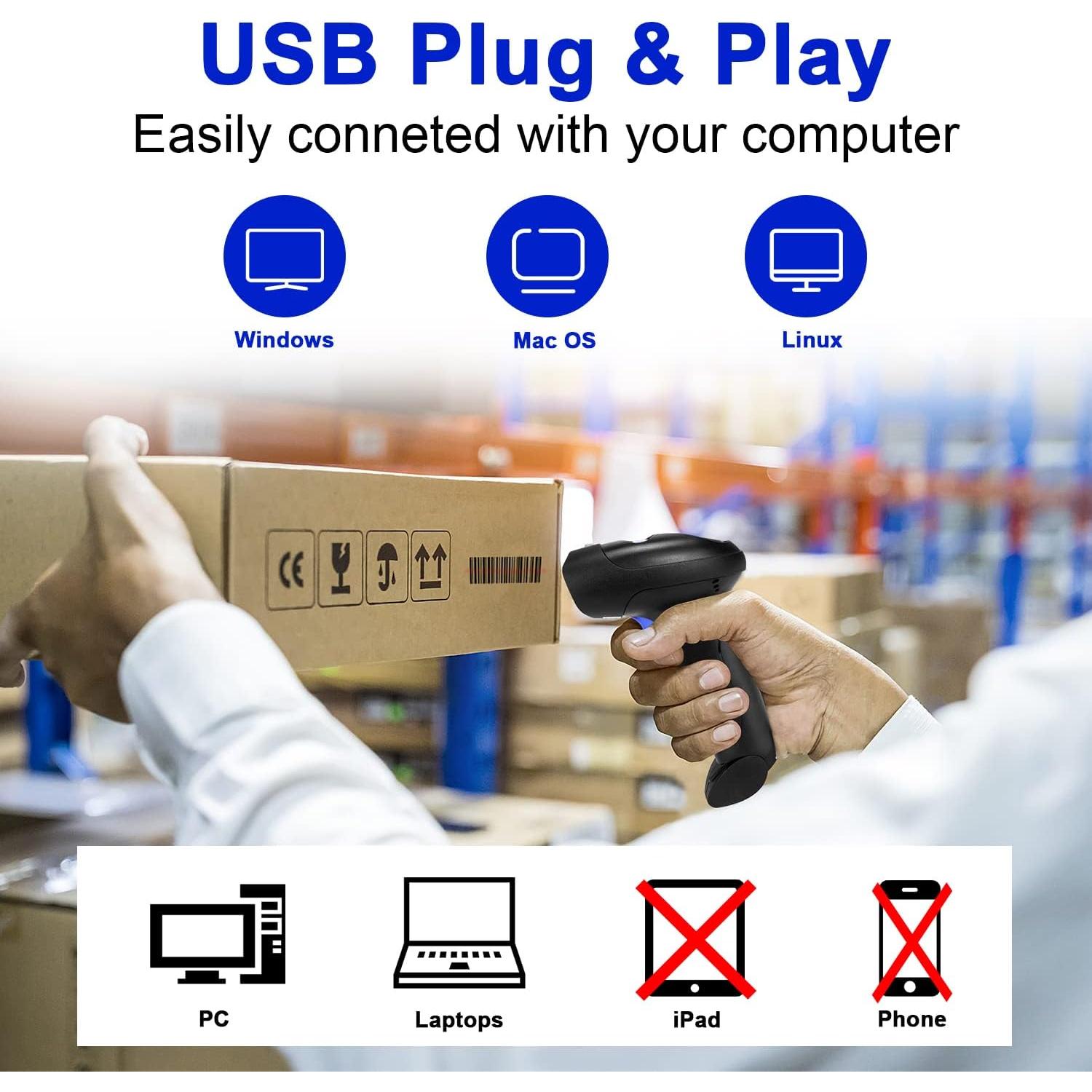 Escáner de Código de Barras Inalámbrico NetumScan NSL6S-V