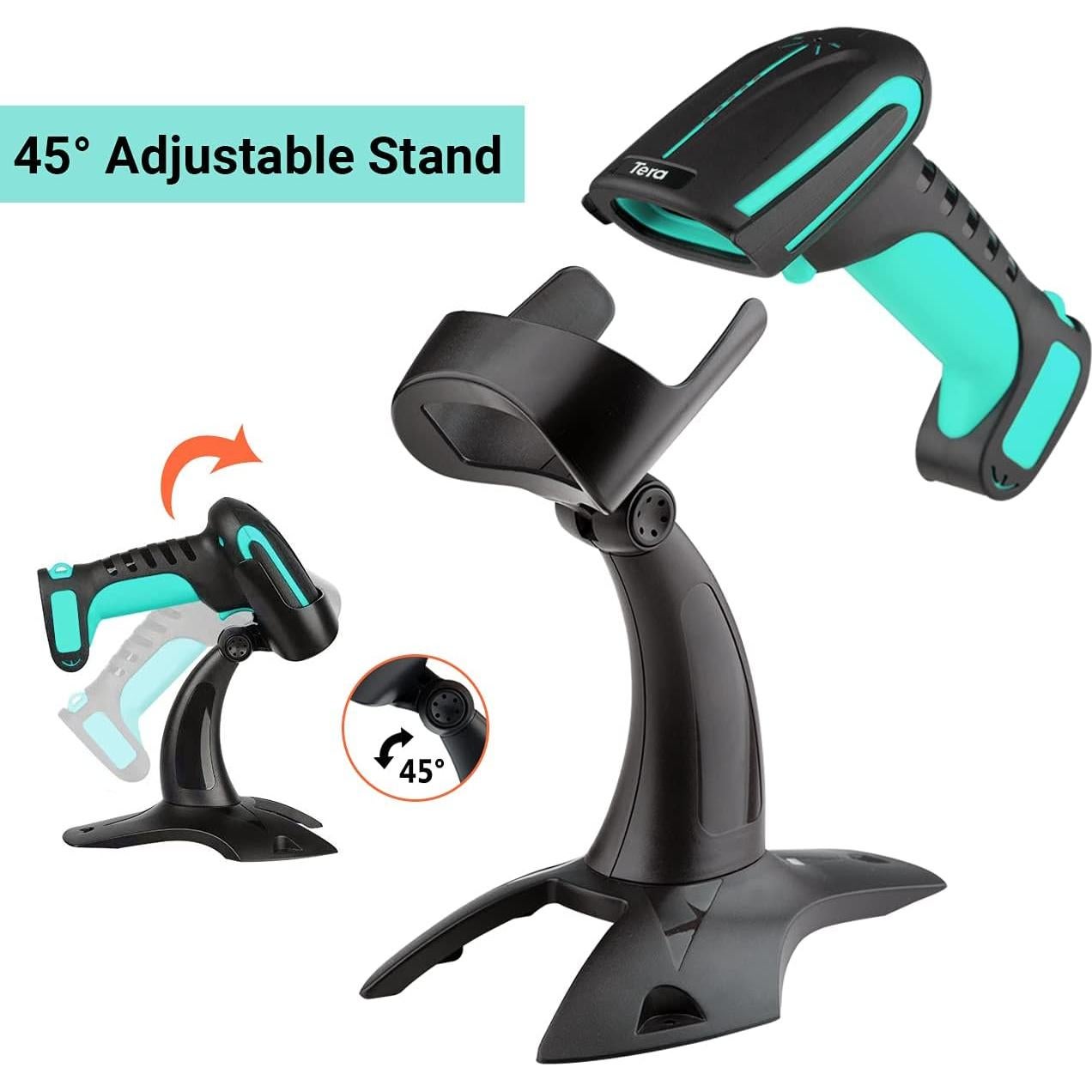 Escáner de Códigos de Barras Tera 8100 Inalámbrico IP66