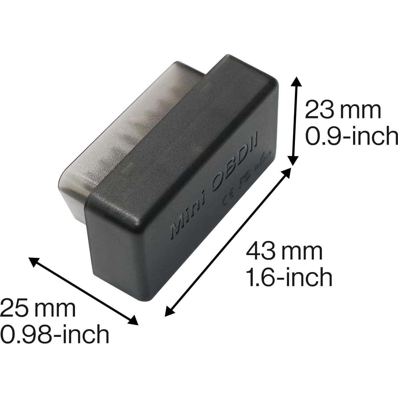 ATOTO AC-4450 Bluetooth OBDII/ OBD2 Car Diagnostic Scanner/Scan Tool only for ATOTO A6& S8 Series Android Car Stereo - Compatible with Torque App