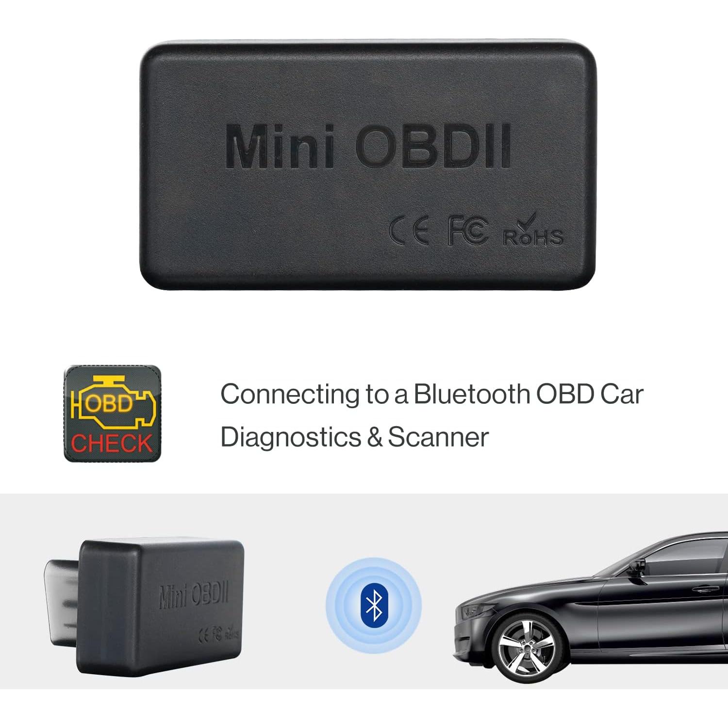 ATOTO AC-4450 Bluetooth OBDII/ OBD2 Car Diagnostic Scanner/Scan Tool only for ATOTO A6& S8 Series Android Car Stereo - Compatible with Torque App