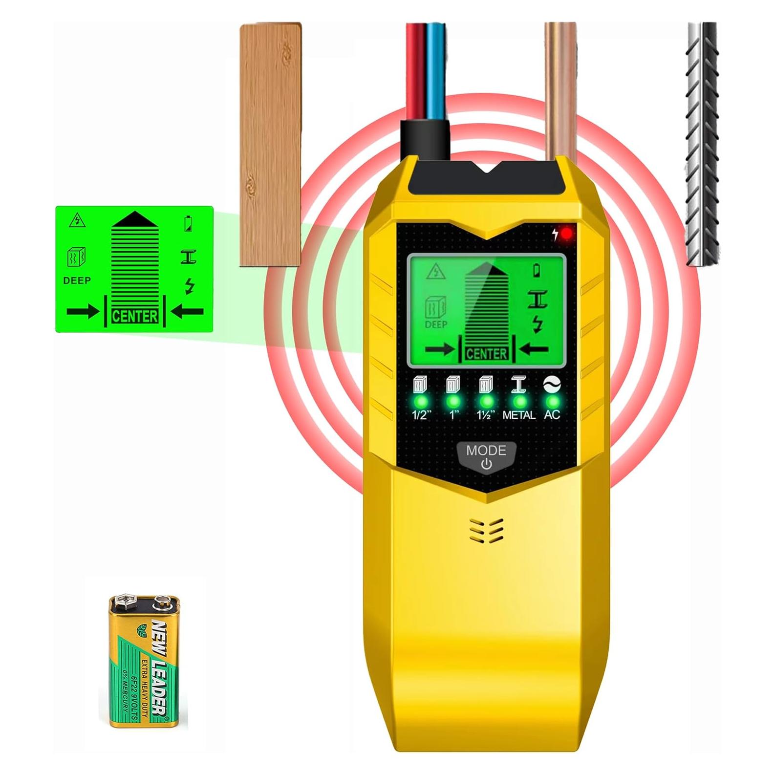 Buscador de Estudio 5 en 1 Shiqiao con Pantalla LCD y Alertas