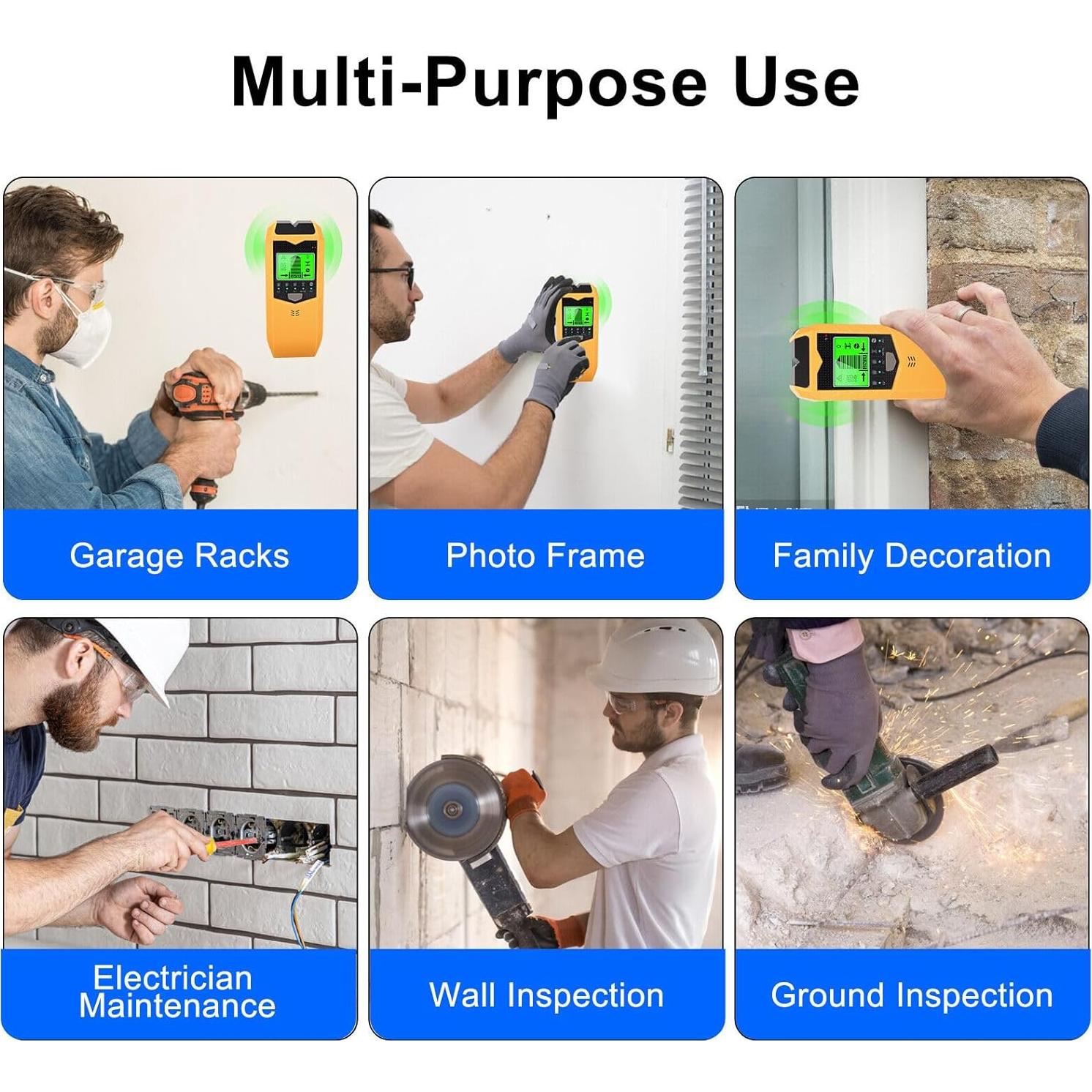 Buscador de Estudio 5 en 1 Shiqiao con Pantalla LCD y Alertas