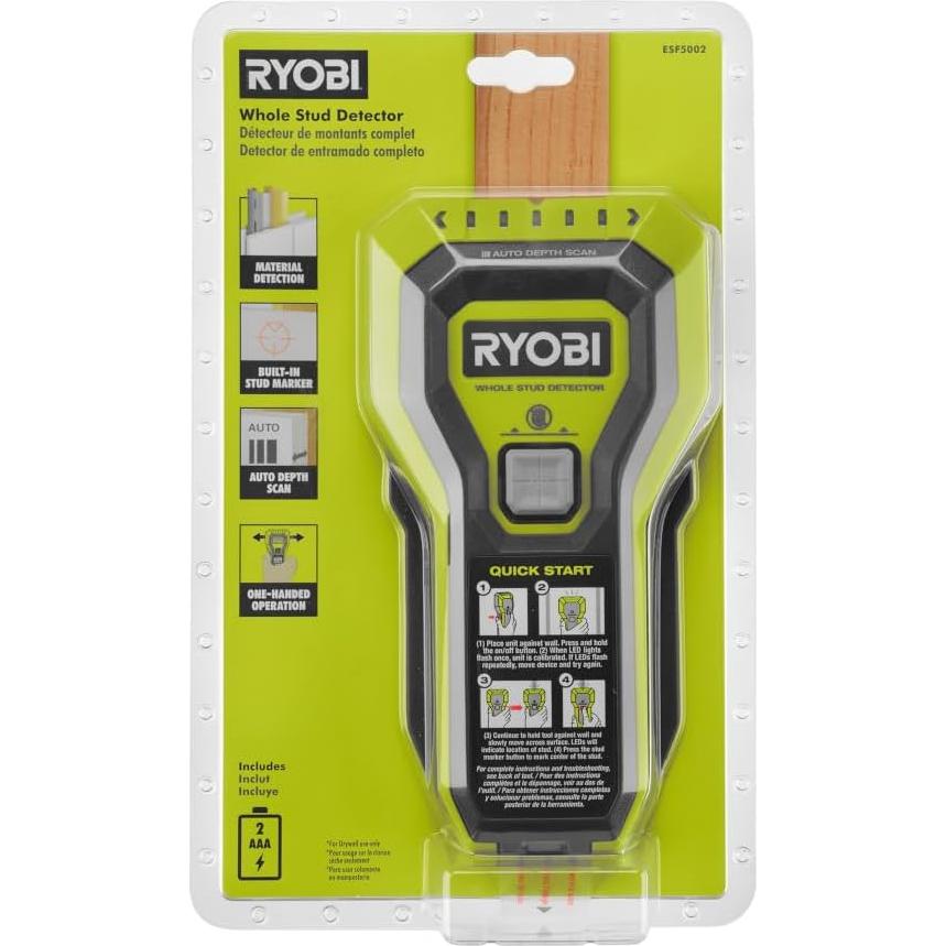 Buscador de Estudio RYOBI ESF5002 con LED y Marcador
