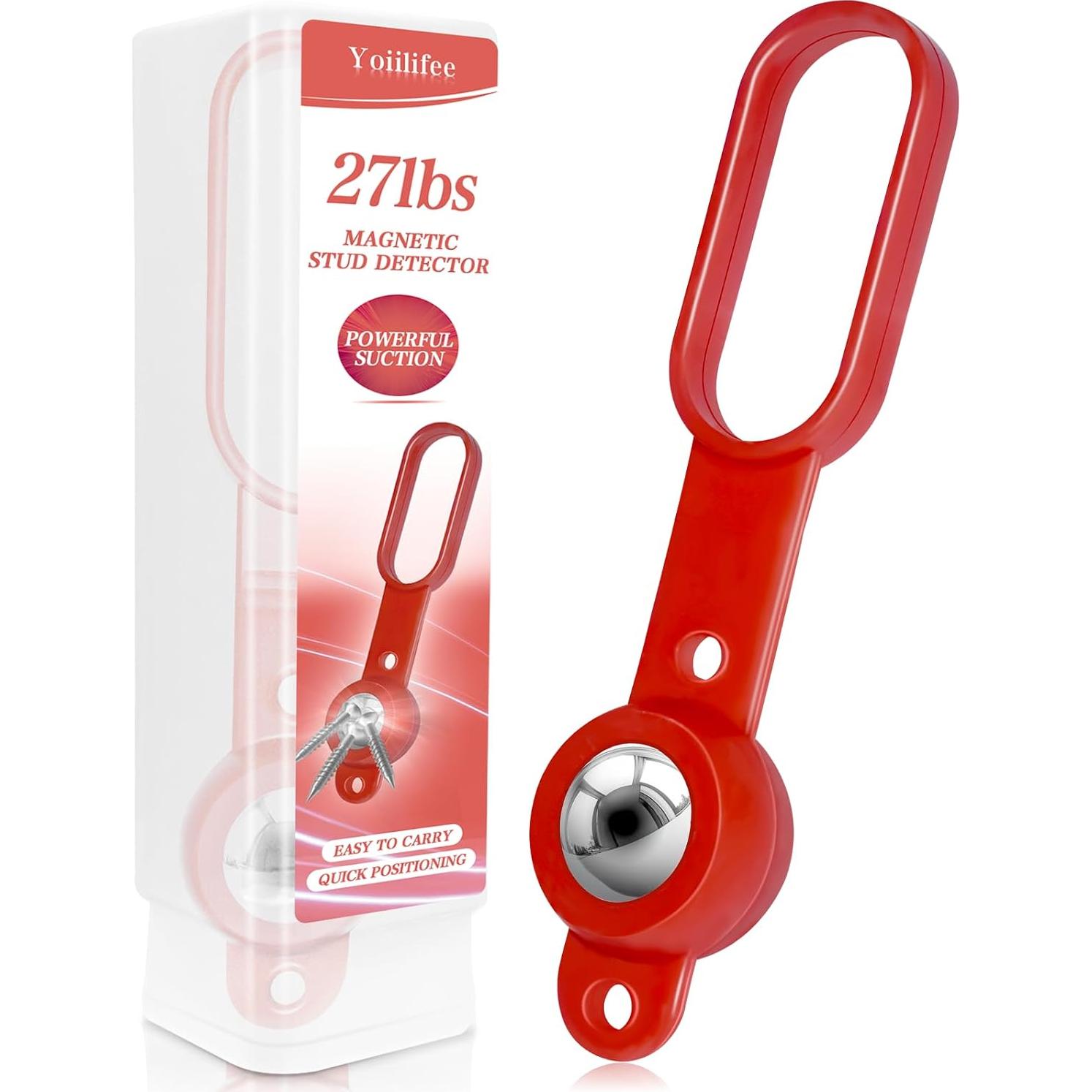 Buscador de Montantes Magnético Yoiilifee SF-001 27 kg Fuerza