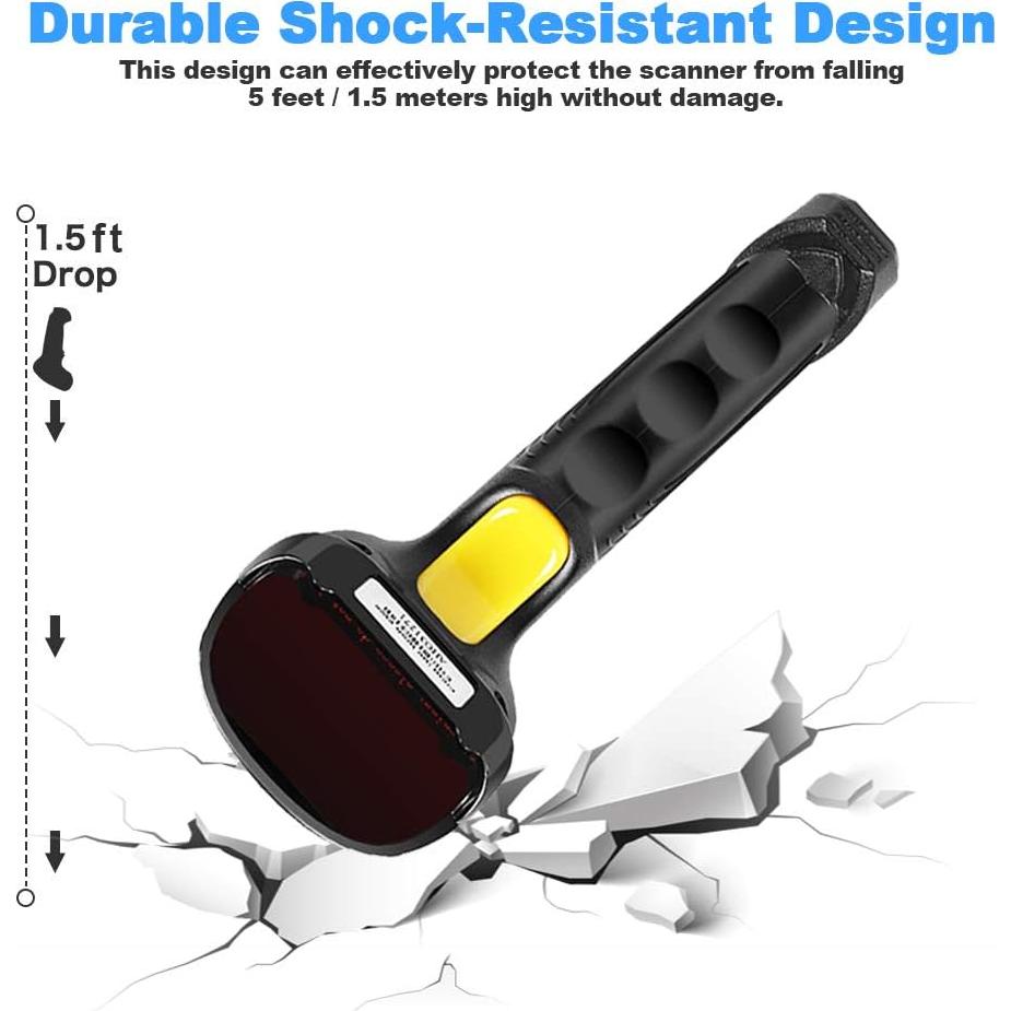 Escáner de Código de Barras Inalámbrico Basecent 300 escaneos/s
