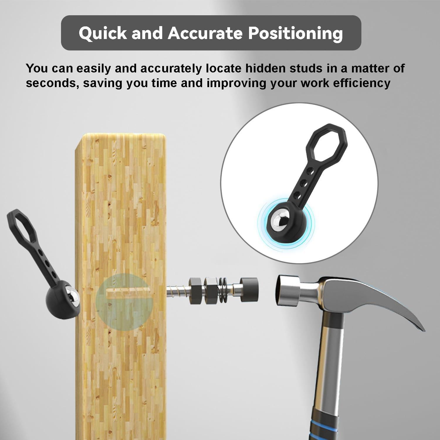 Buscador de Viguetas Magnético Reicyfang 2 Pcs Compacto