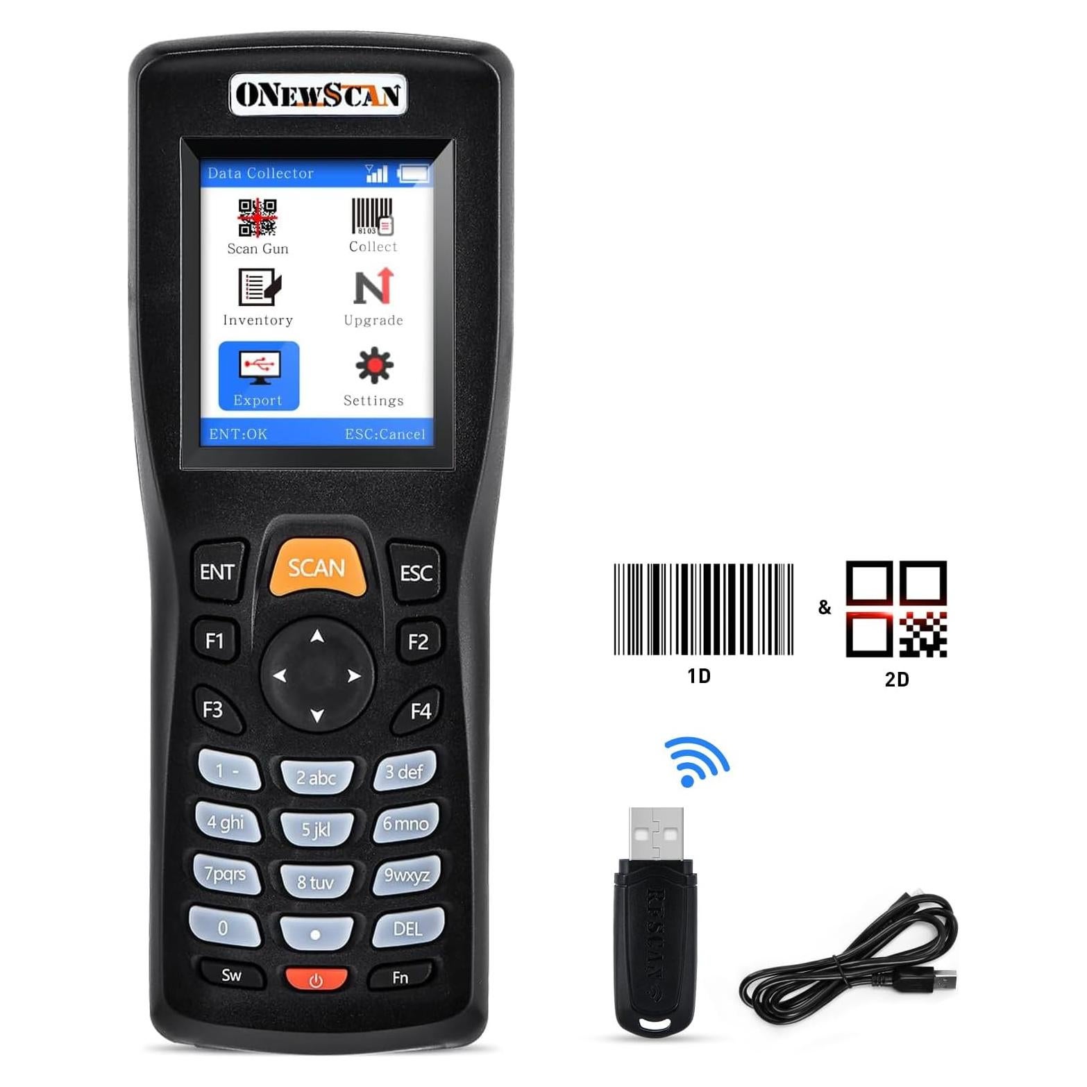 Escáner de Código de Barras Inalámbrico Onewscan 8103T 2D