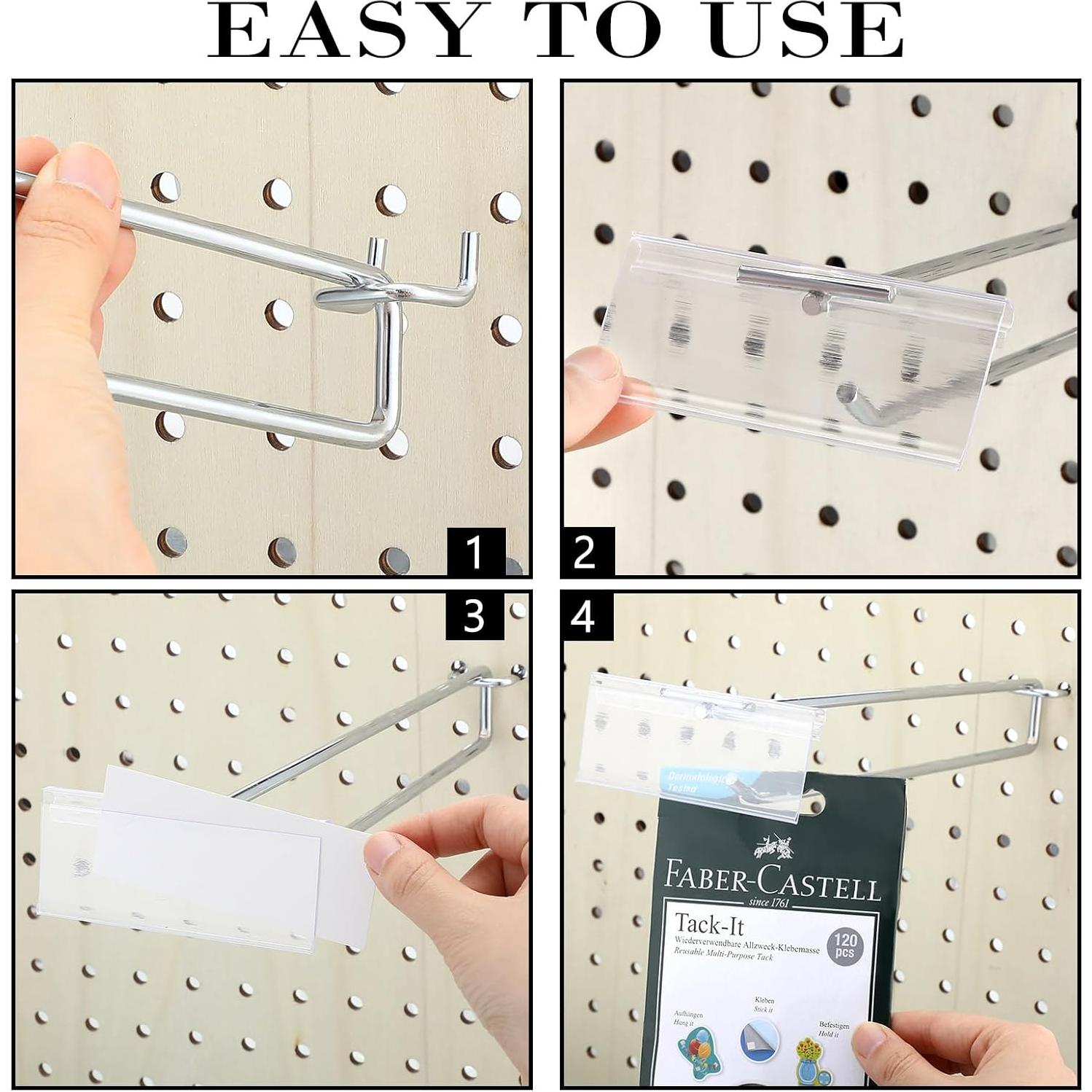 Ganchos de Metal Thyle 100 Pcs 28 cm para Tablero de Clavos