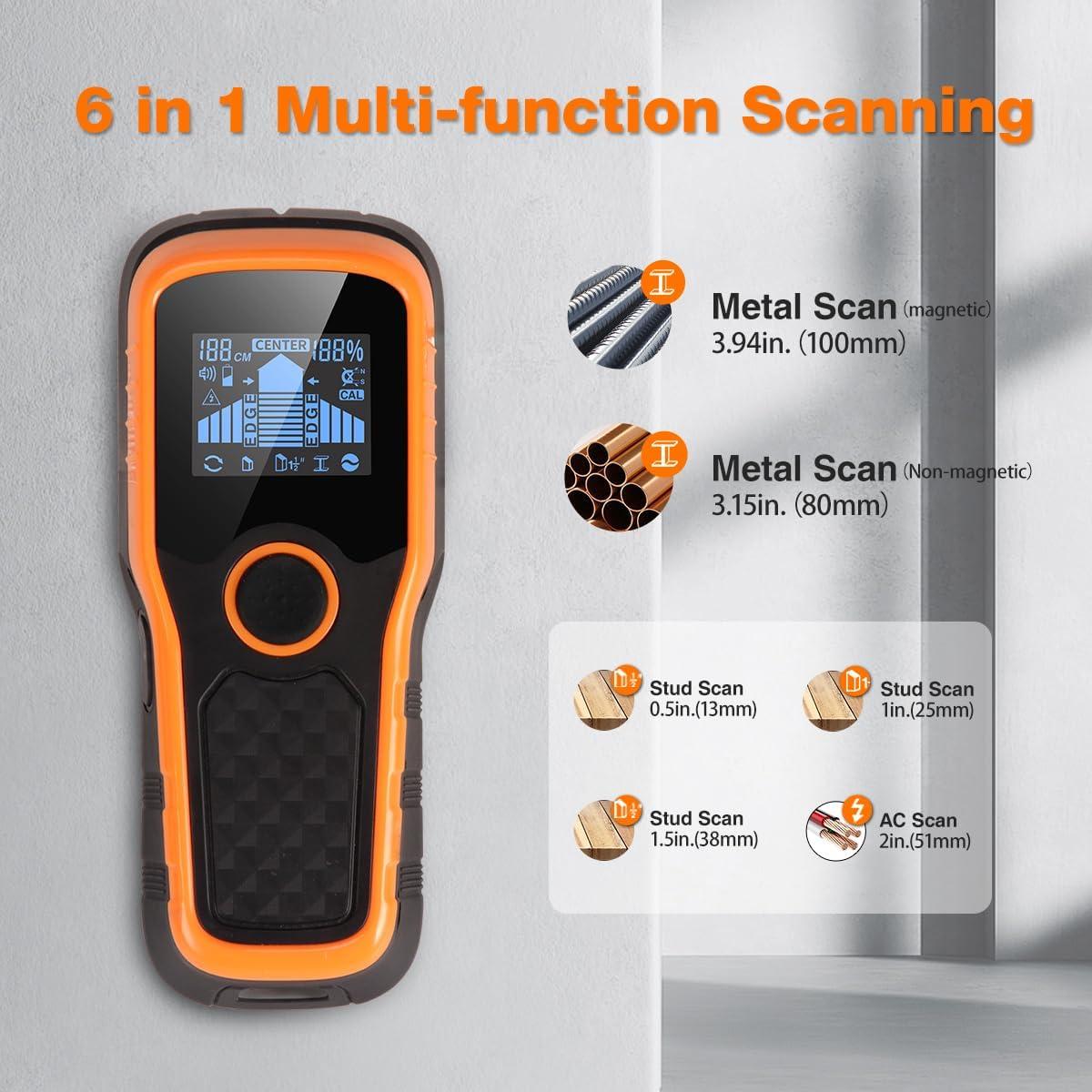 Buscador de Estudio DMITER TH810 6 en 1 Pantalla LCD