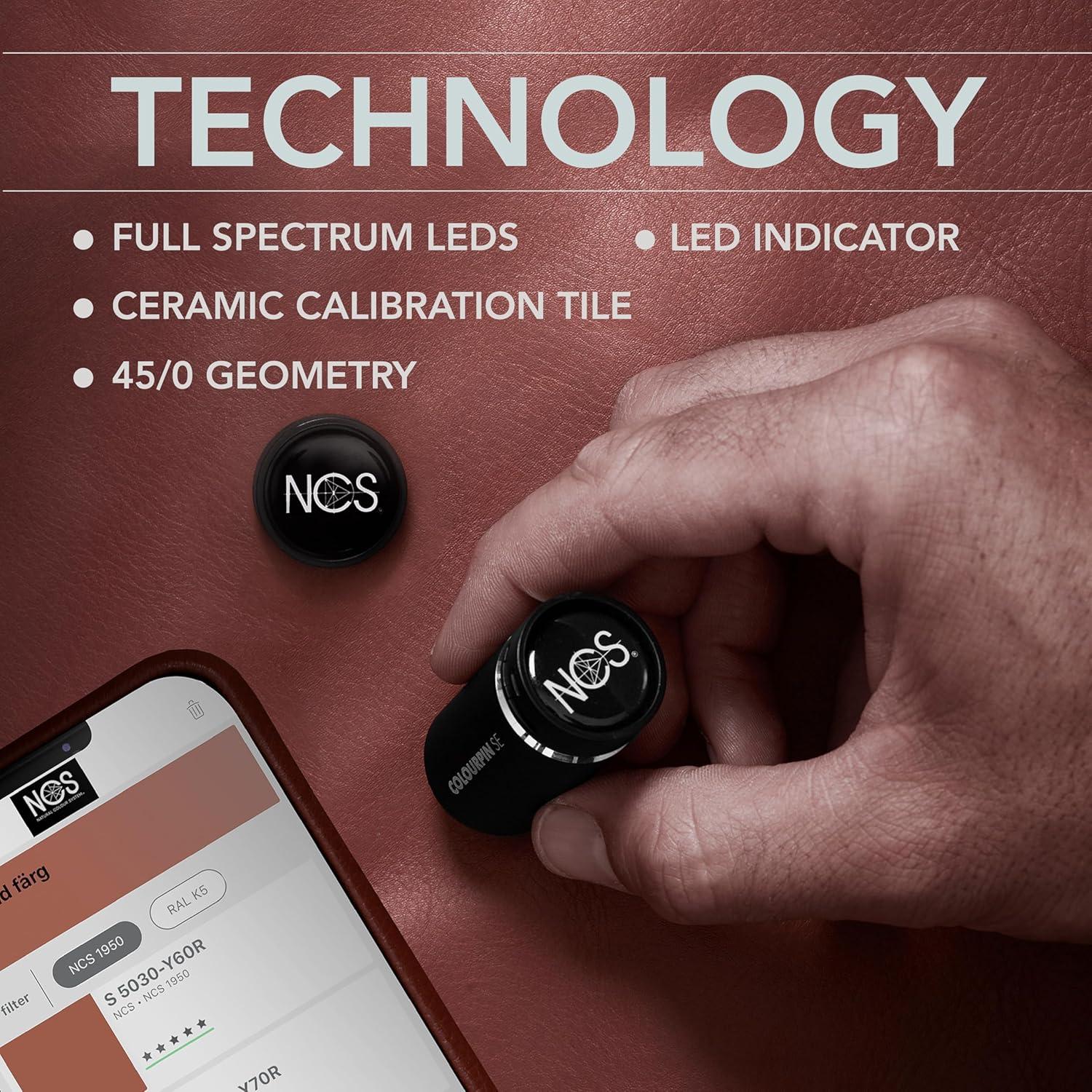 NCS Colourpin II Lector de Color Bluetooth Compacto