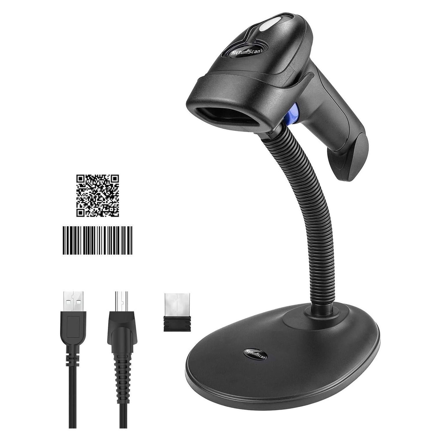 Escáner de Código de Barras Inalámbrico NetumScan 1D 2D