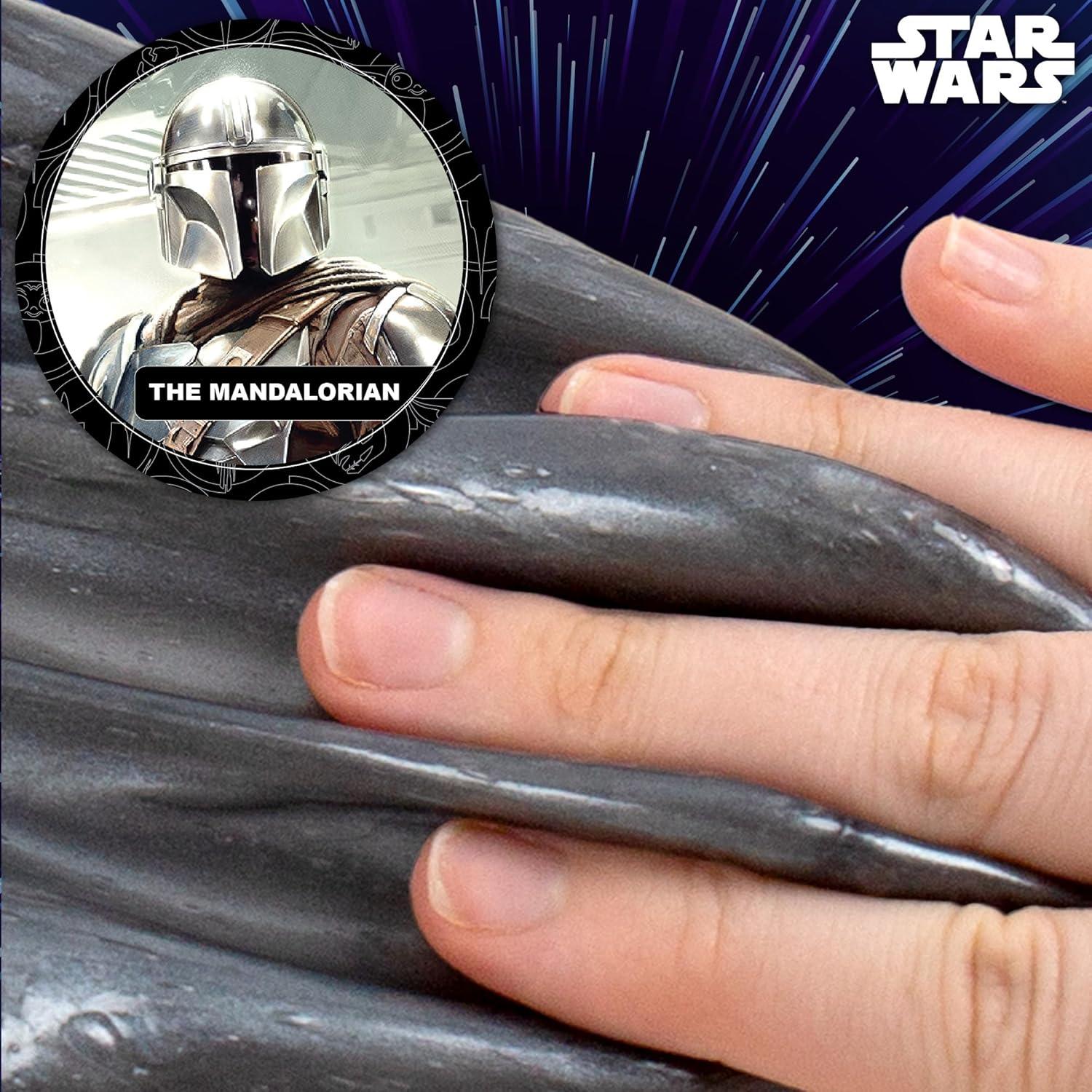 Kit de Slime Star Wars 3 Frascos - Darth Vader, Mando, Grogu