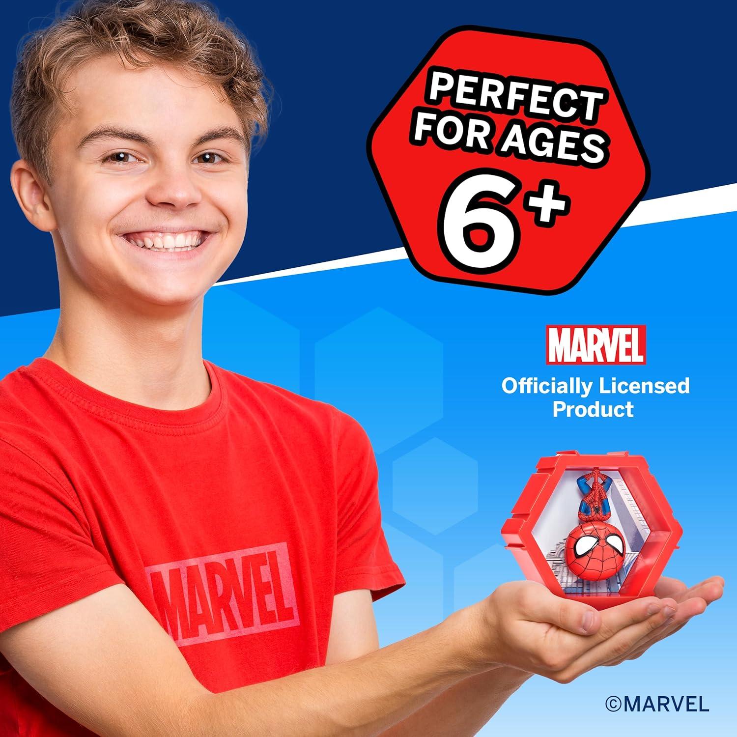 Figura Bobblehead 4D Spiderman WOW! PODS Conectable