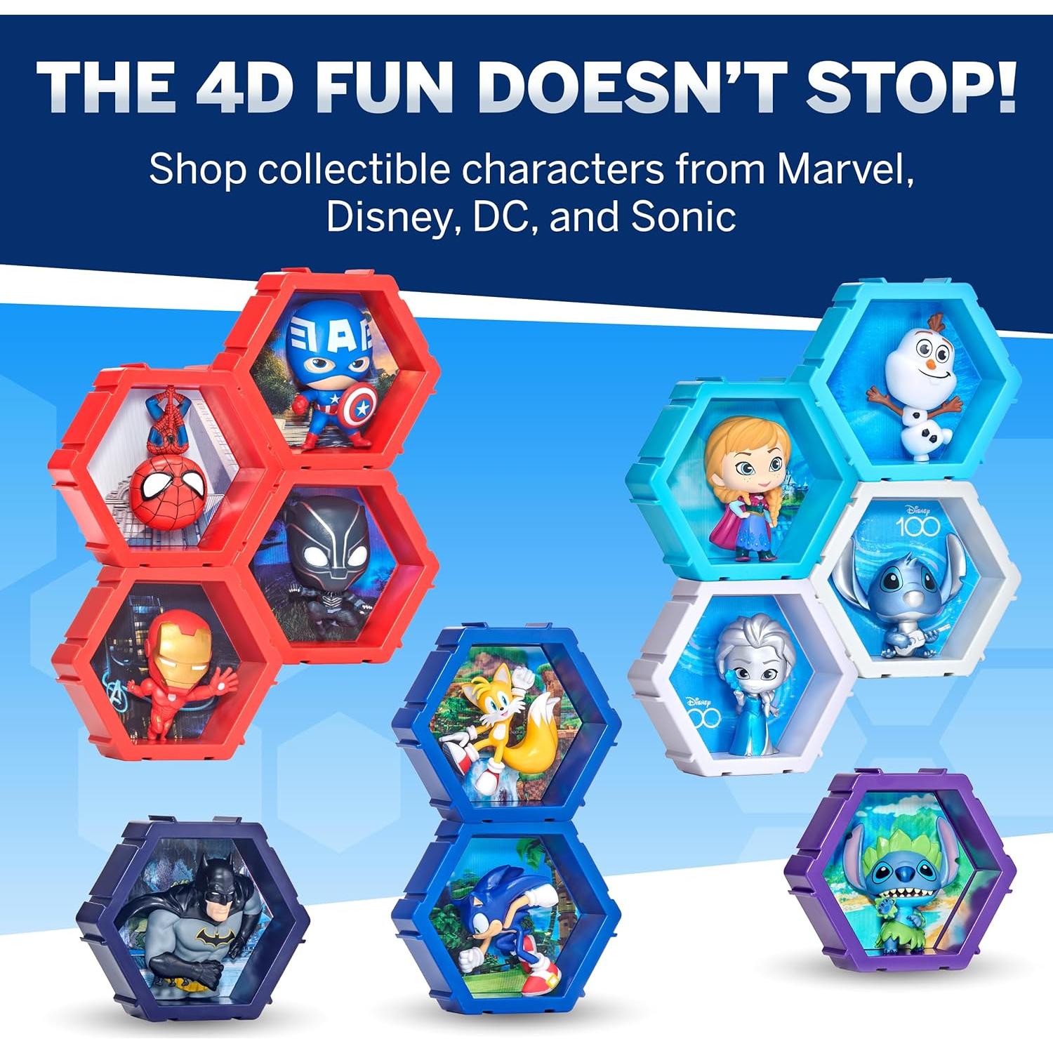 Figura Bobblehead 4D Spiderman WOW! PODS Conectable