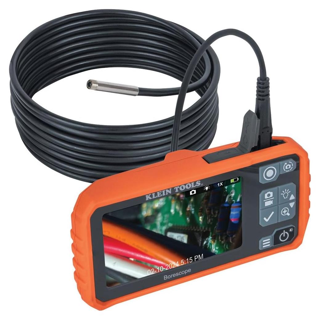 Borescopio Klein Tools ET17 5.5mm 3m con LCD 4.3"