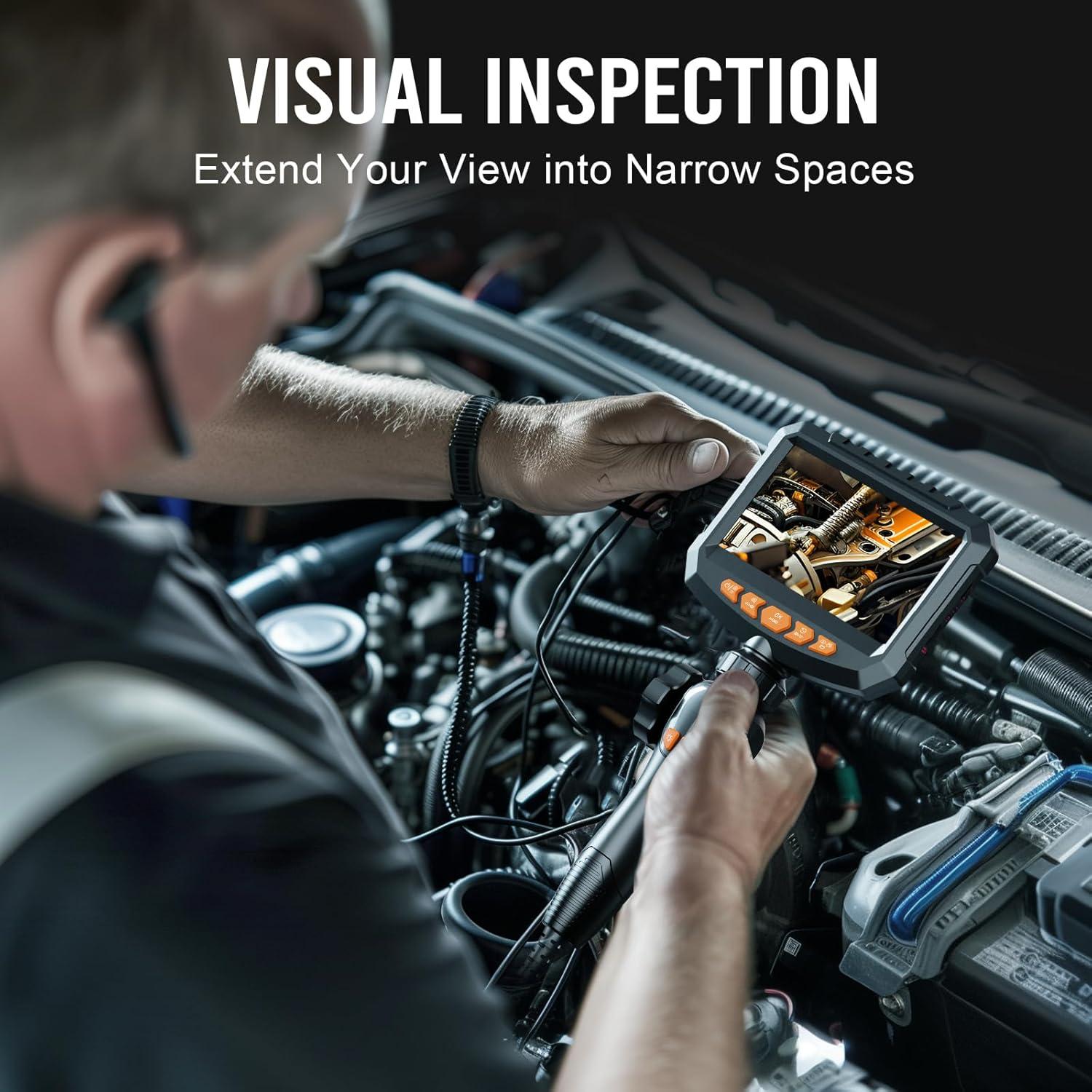 Cámara Borescopio Hijoy 5'' HD 1080P con Luz LED 1.5m