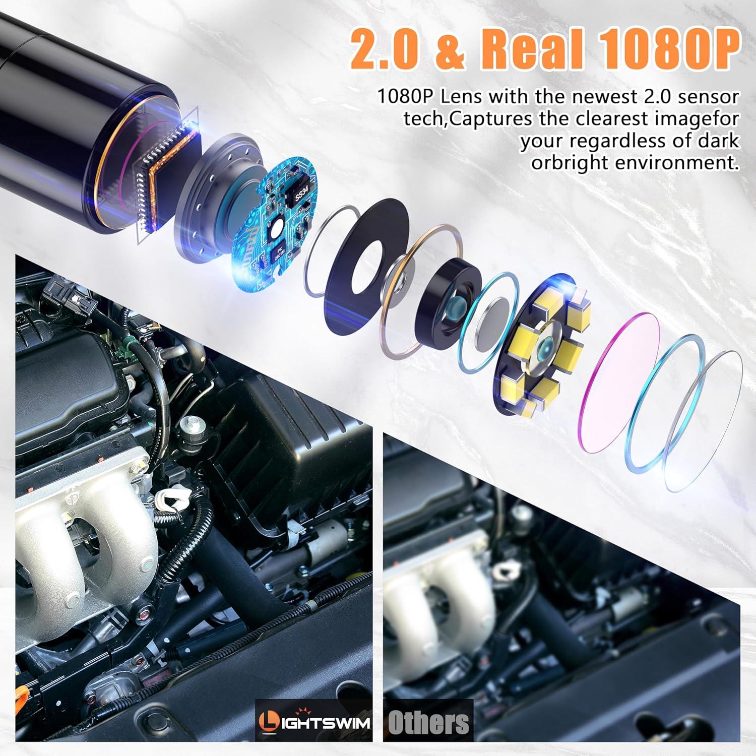 Borescopio Digital Lightswim P100 HD 4.3" IP67 5m