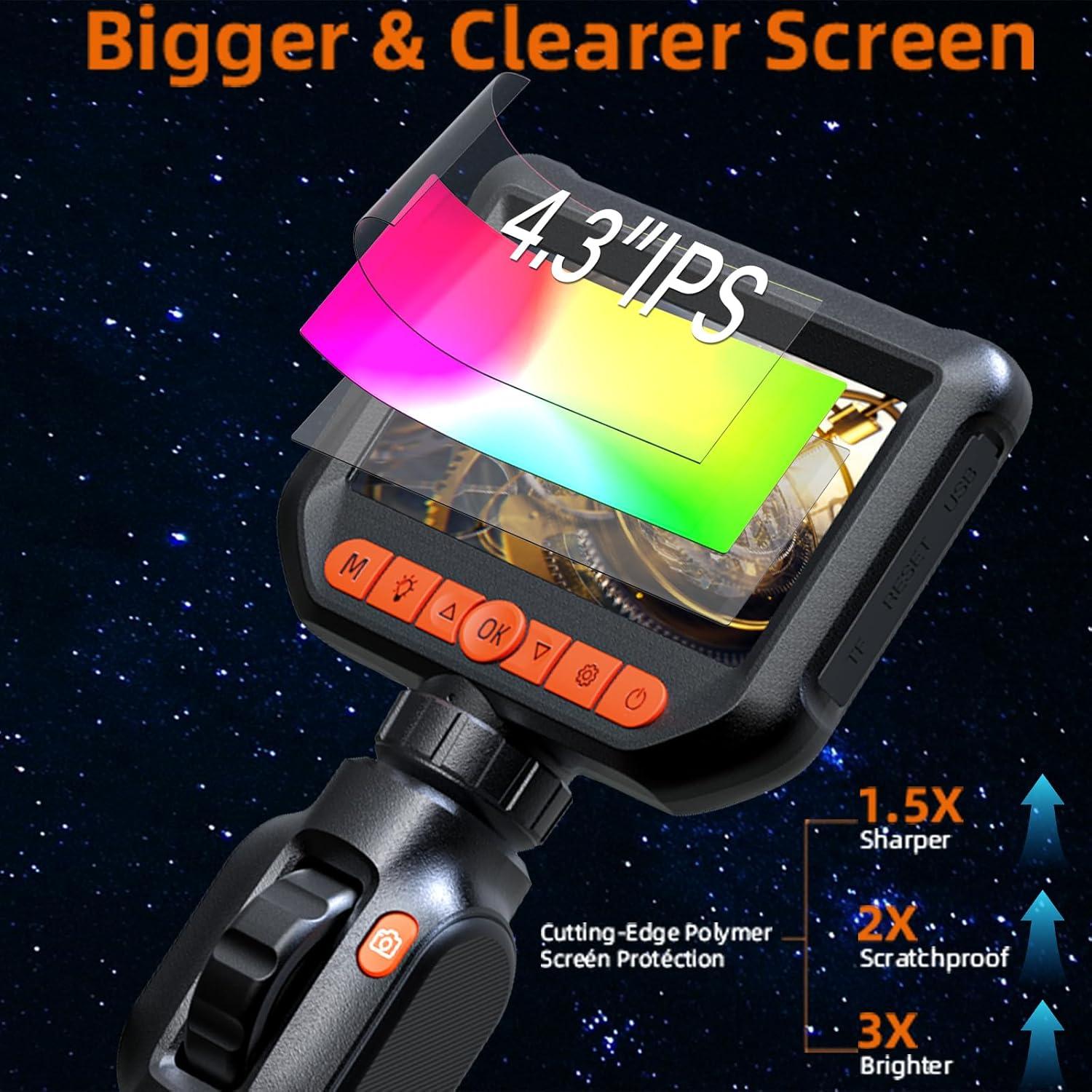 Cámara Endoscópica Articulada Daxiongmao S43 1.52m HD