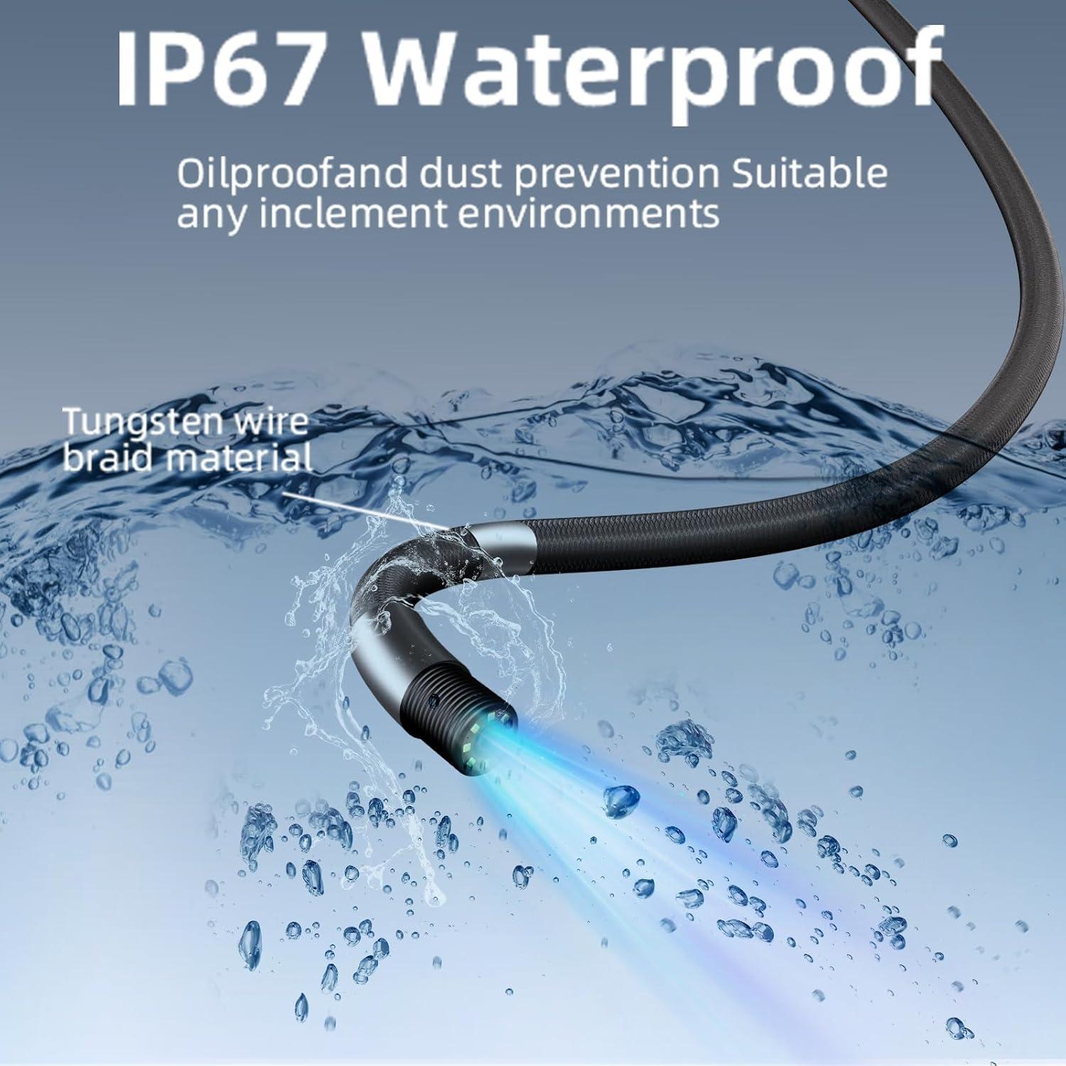 Cámara Endoscópica Articulada Daxiongmao S43 1.52m HD