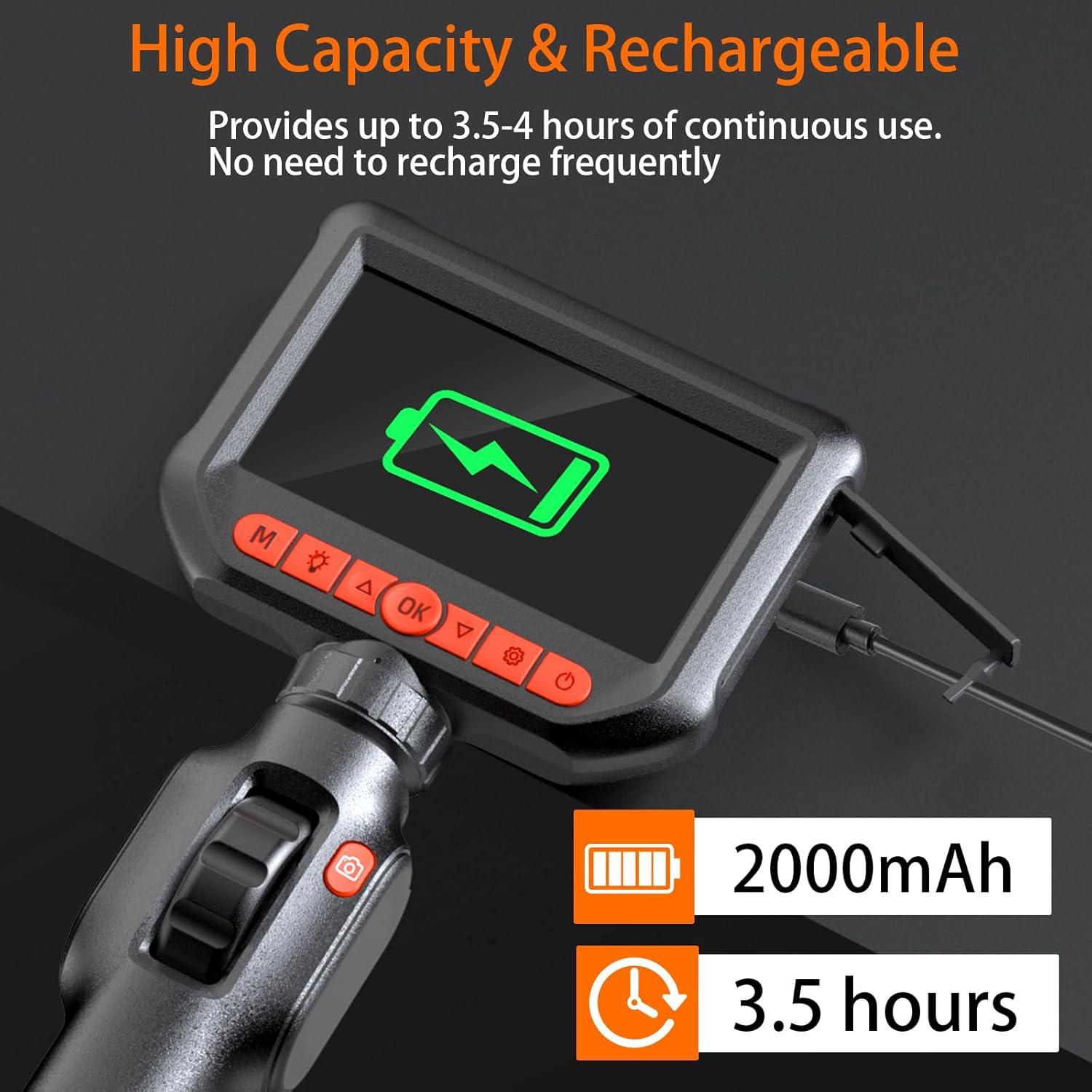 Cámara Endoscópica Articulada Daxiongmao S43 1.52m HD