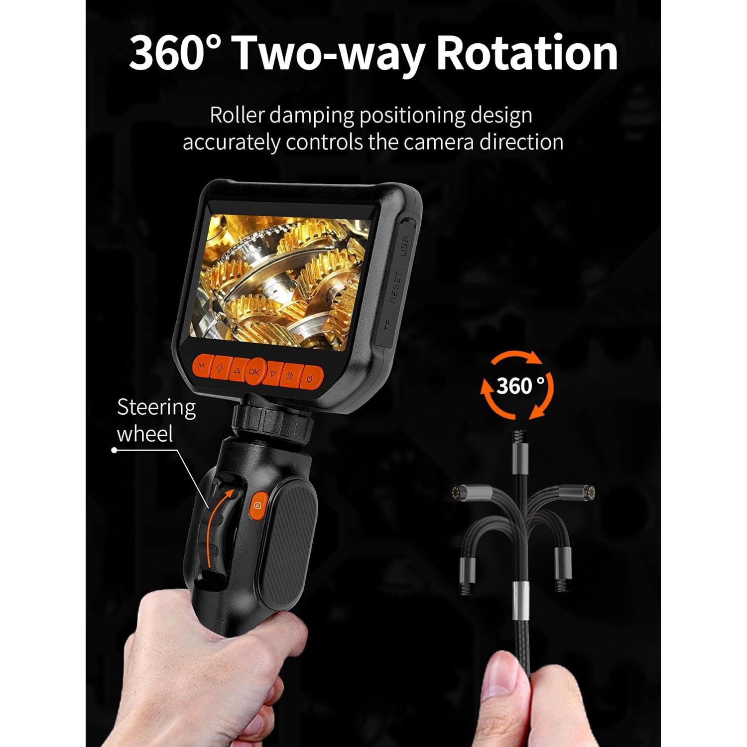 Cámara Endoscópica Articulada Daxiongmao S43 1.52m HD