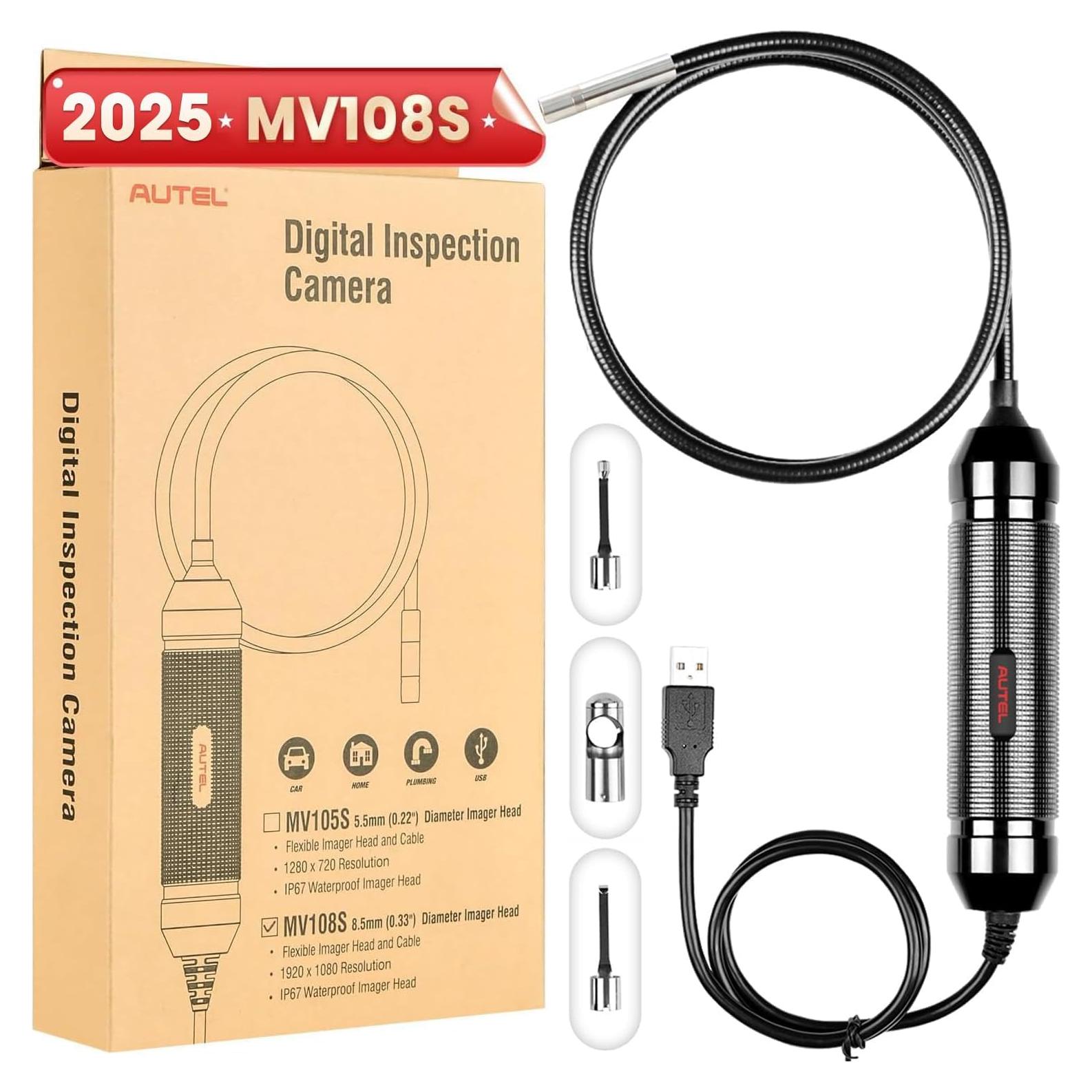 Cámara de Inspección Digital Autel MV108S 2MP 100cm IP67