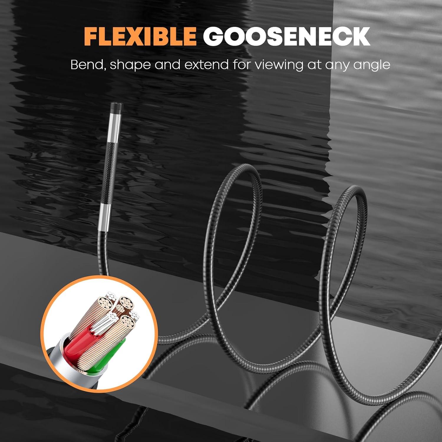 Cámara Endoscópica Hijoy S20 1.68m Articulada con Luz