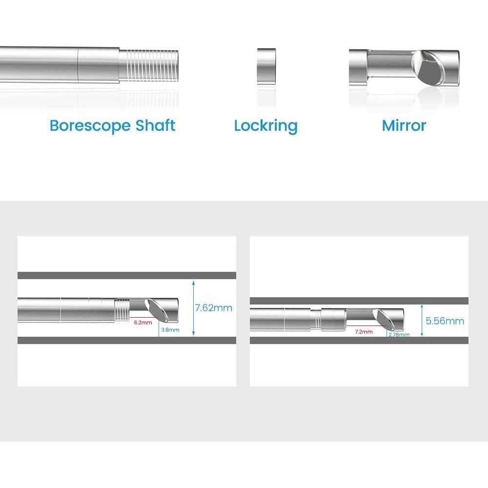 Cámara de limpieza de cañones Teslong para rifles calibres .20+