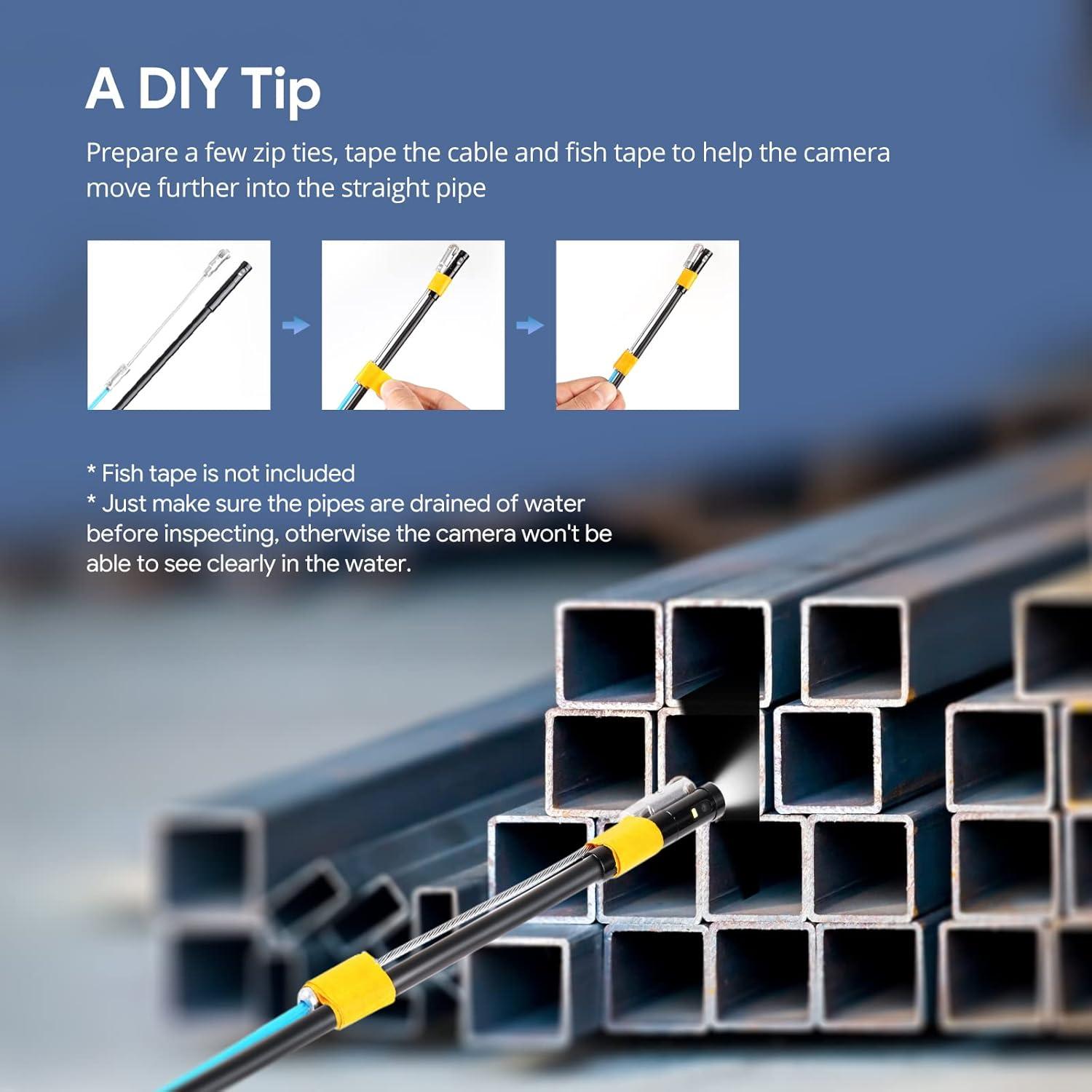 Cámara de Inspección DEPSTECH DS520 15.24m Doble Lente 1080P