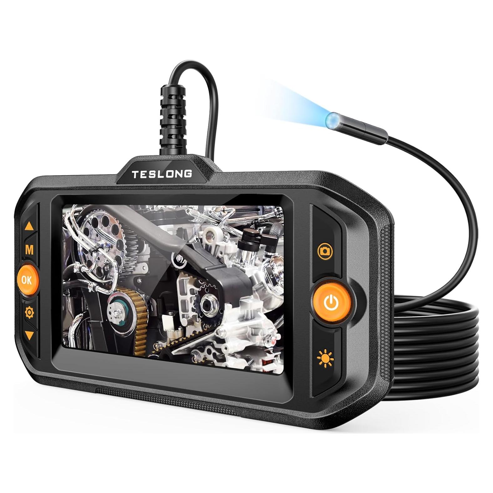 Cámara de Inspección Teslong 5m con Luz LED y Accesorios