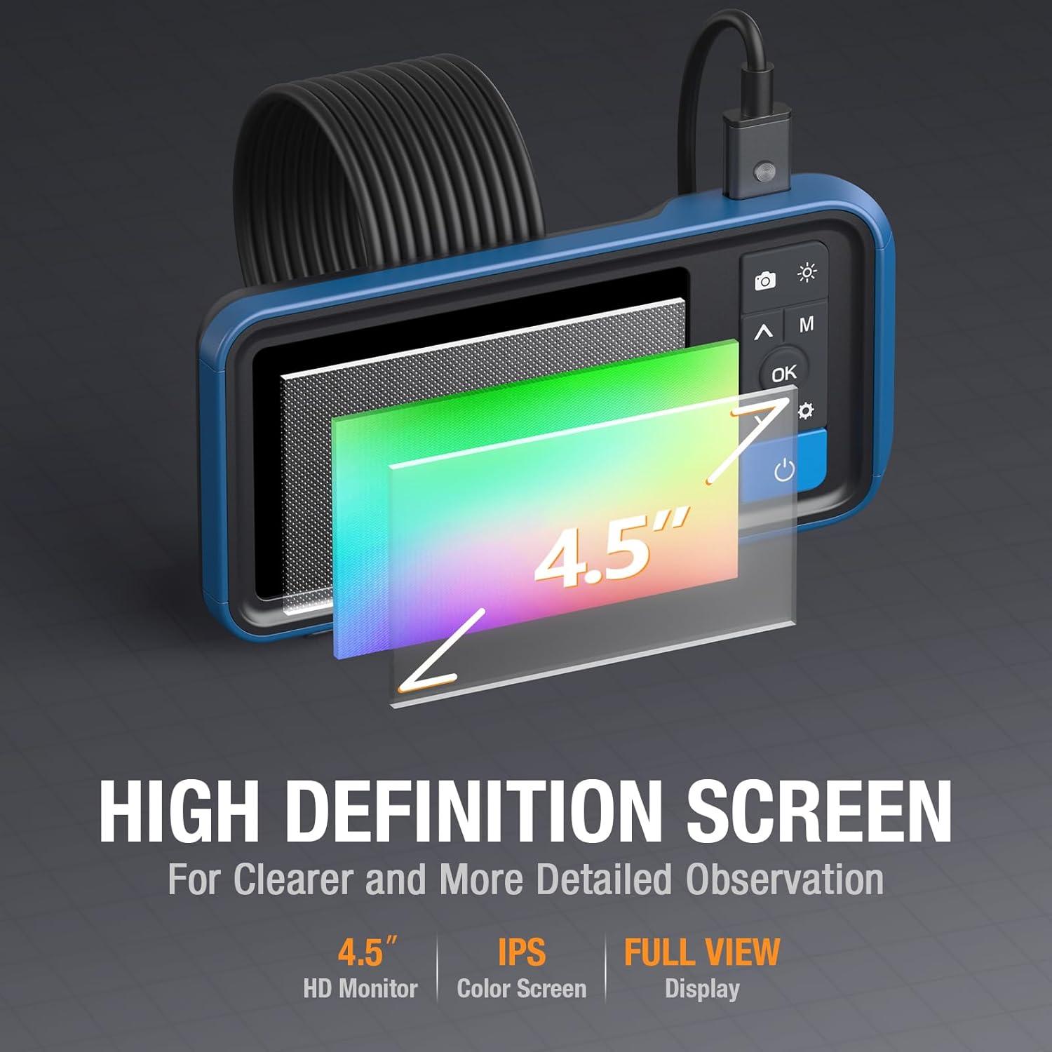 Cámara Endoscopio Doble Lente Teslong 5mm 1.52m HD