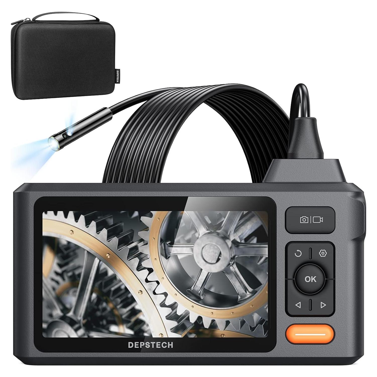 Borescopio Industrial DEPSTECH DS520 Doble Lente 1080P