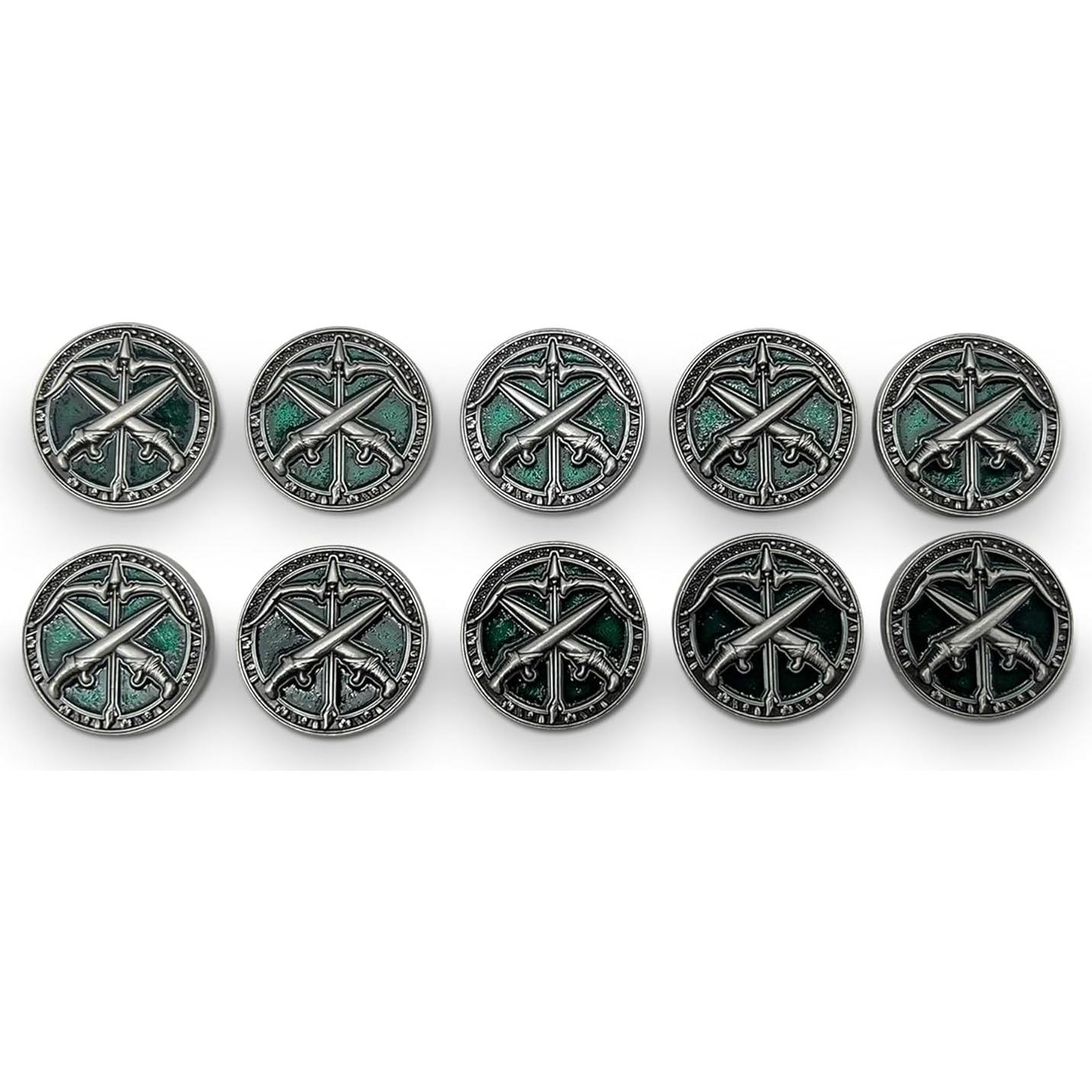 Conjunto de Fichas de Clase Norse Foundry Ranger - 10 Miniaturas 25mm